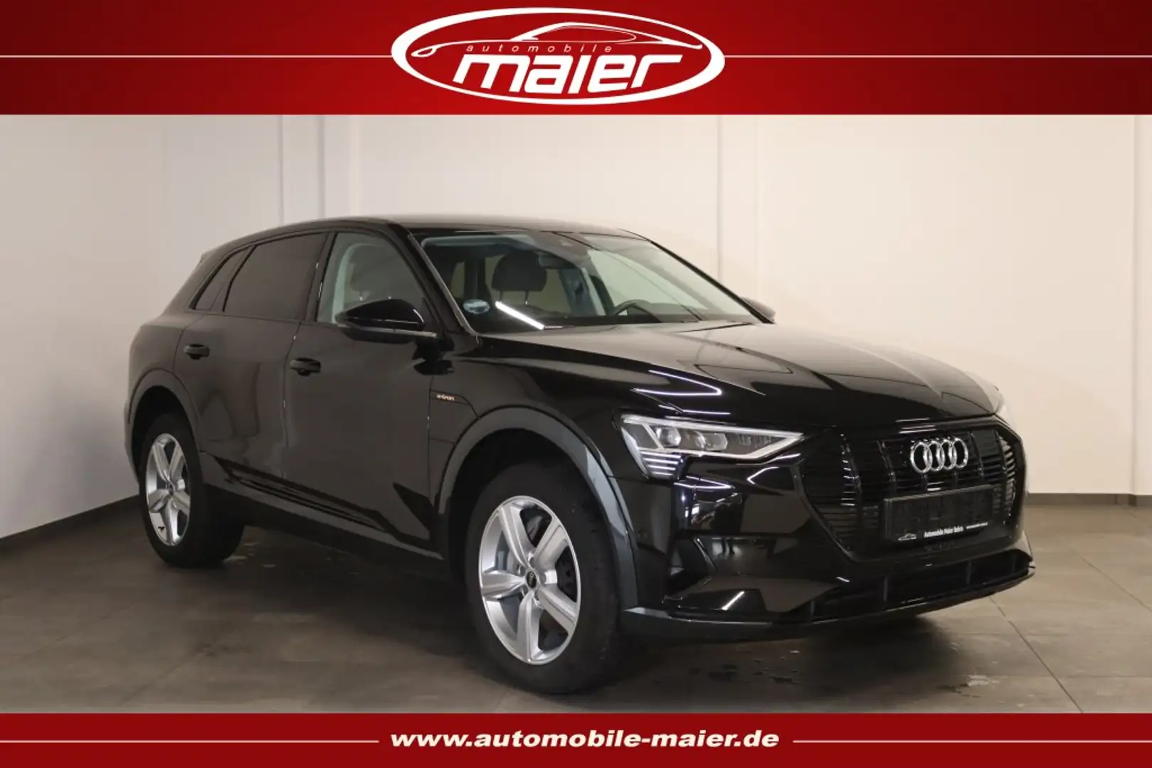 Audi e-tron 55 quattro advanced Luft-Navi-LED-KAM-SHZ Negro - 1