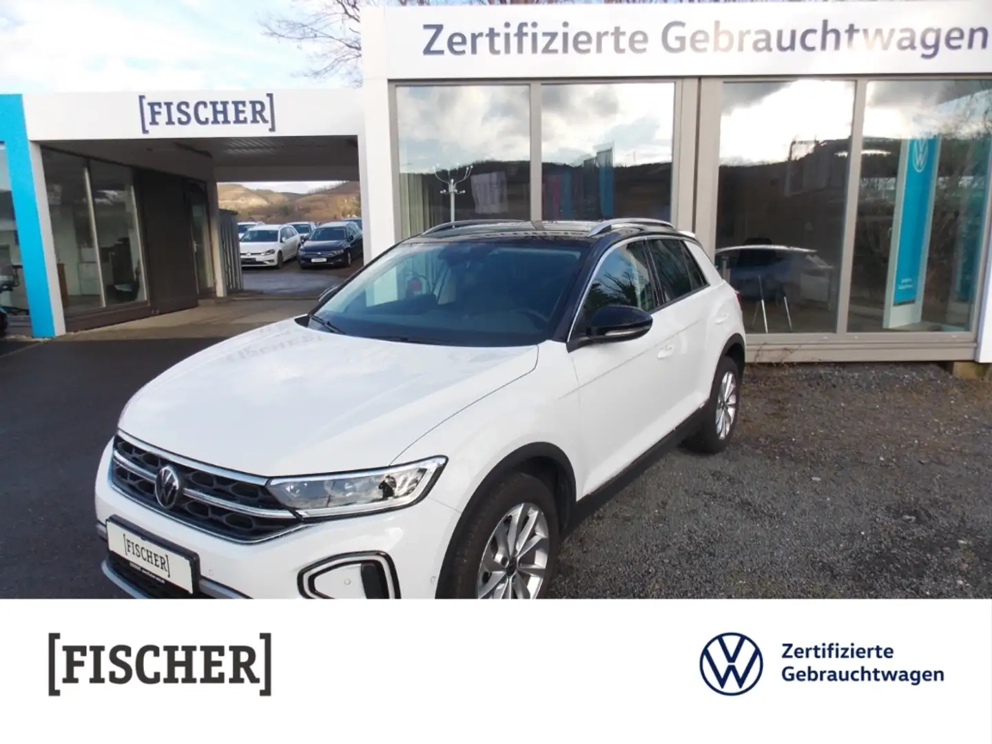 Volkswagen T-Roc 1.5TSI DSG Style Navi LED AHK ACC DAB Weiß - 1