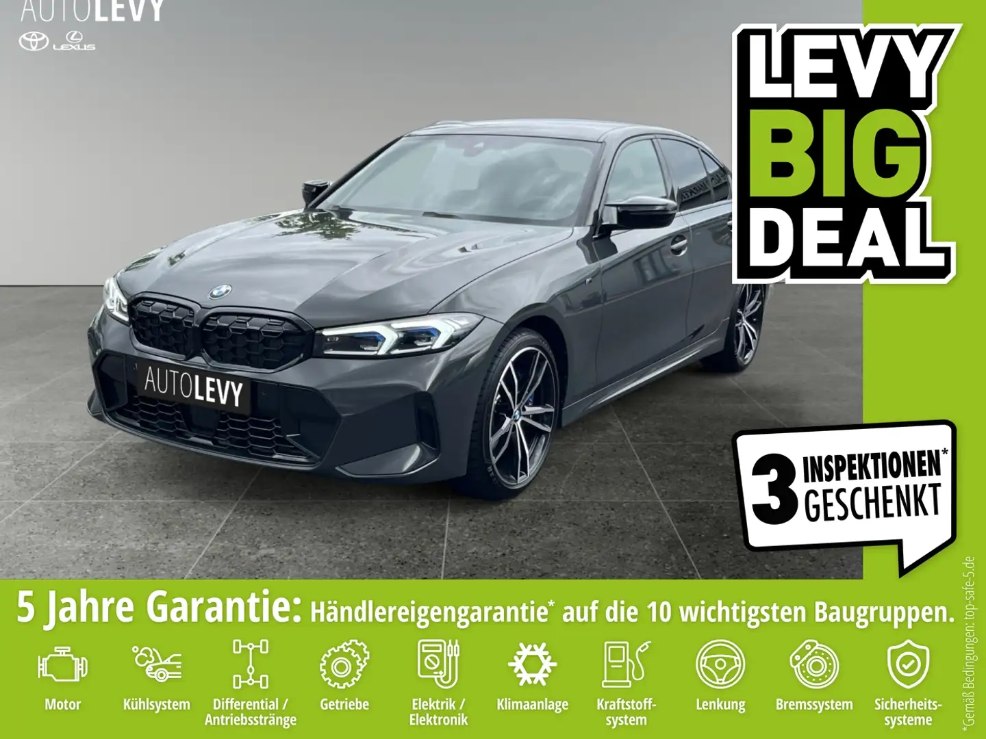 BMW 340 Md Mild Hybrid xDrive *NAVI*LED*PDC*SHZ*RFK Grau - 1