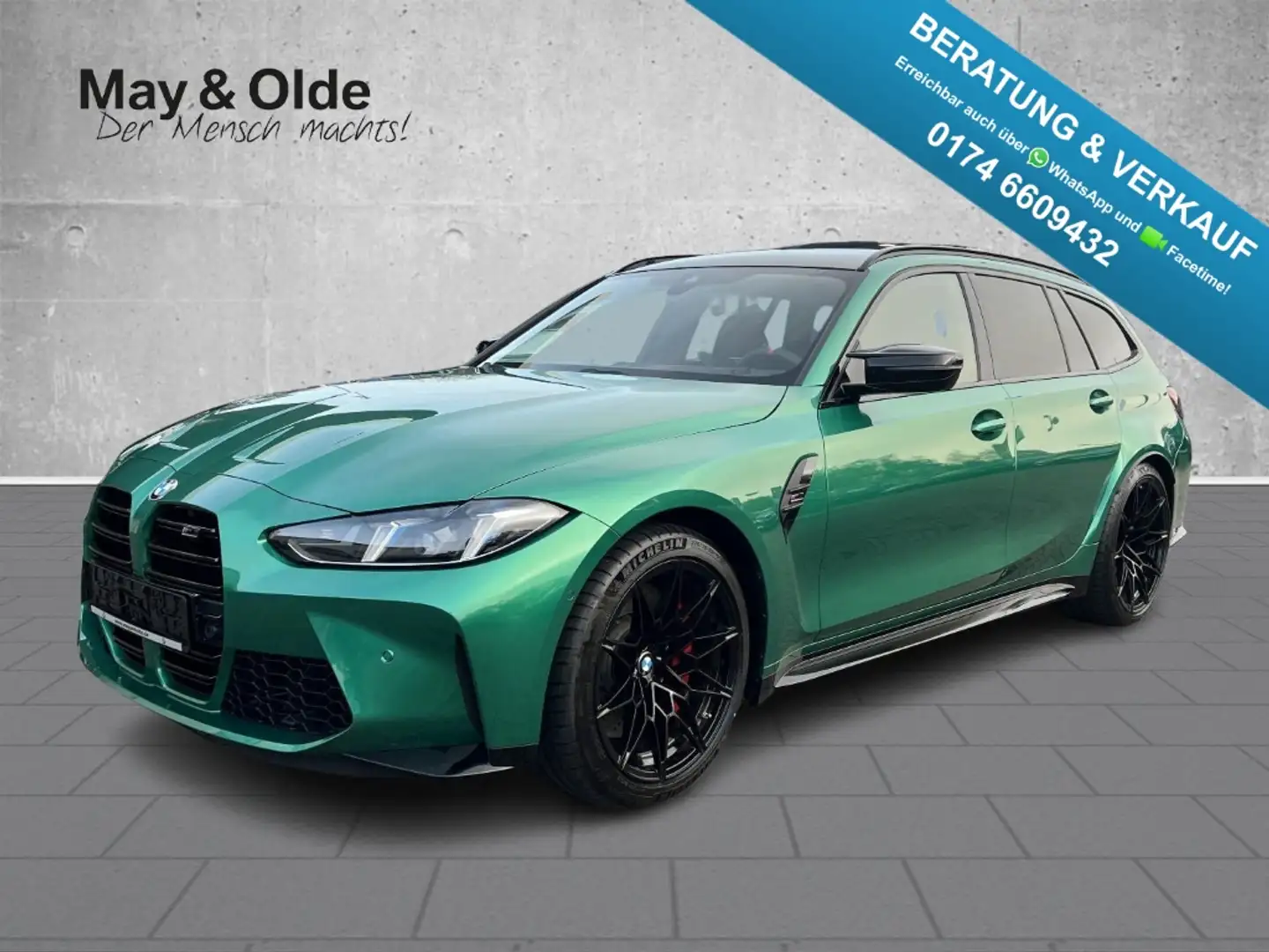 BMW M3 COMPETITION M XDR HUD AD Navi Leder Digitales Cock Grün - 1
