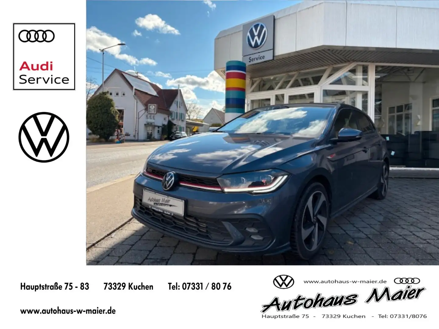 Volkswagen Polo 2.0 GTI DSG "ACC/PARKL./APP/LED Gris - 1