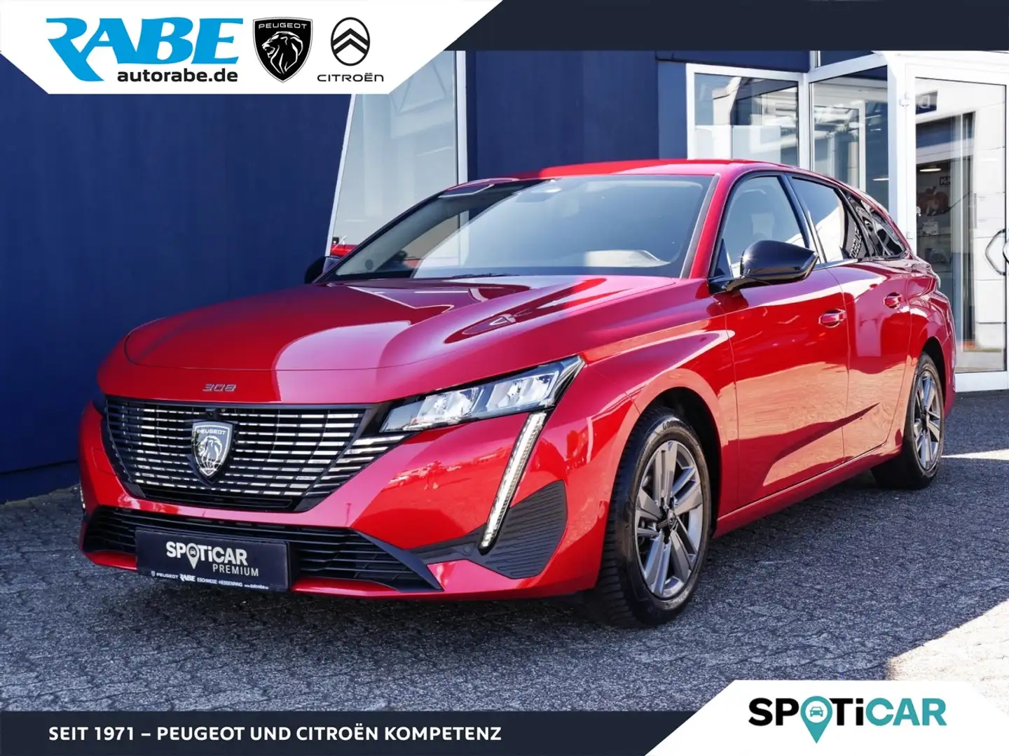 Peugeot 308 SW Allure 130 BlueHDi Aut.+ACC+Keyless+Navi Klima Rood - 1