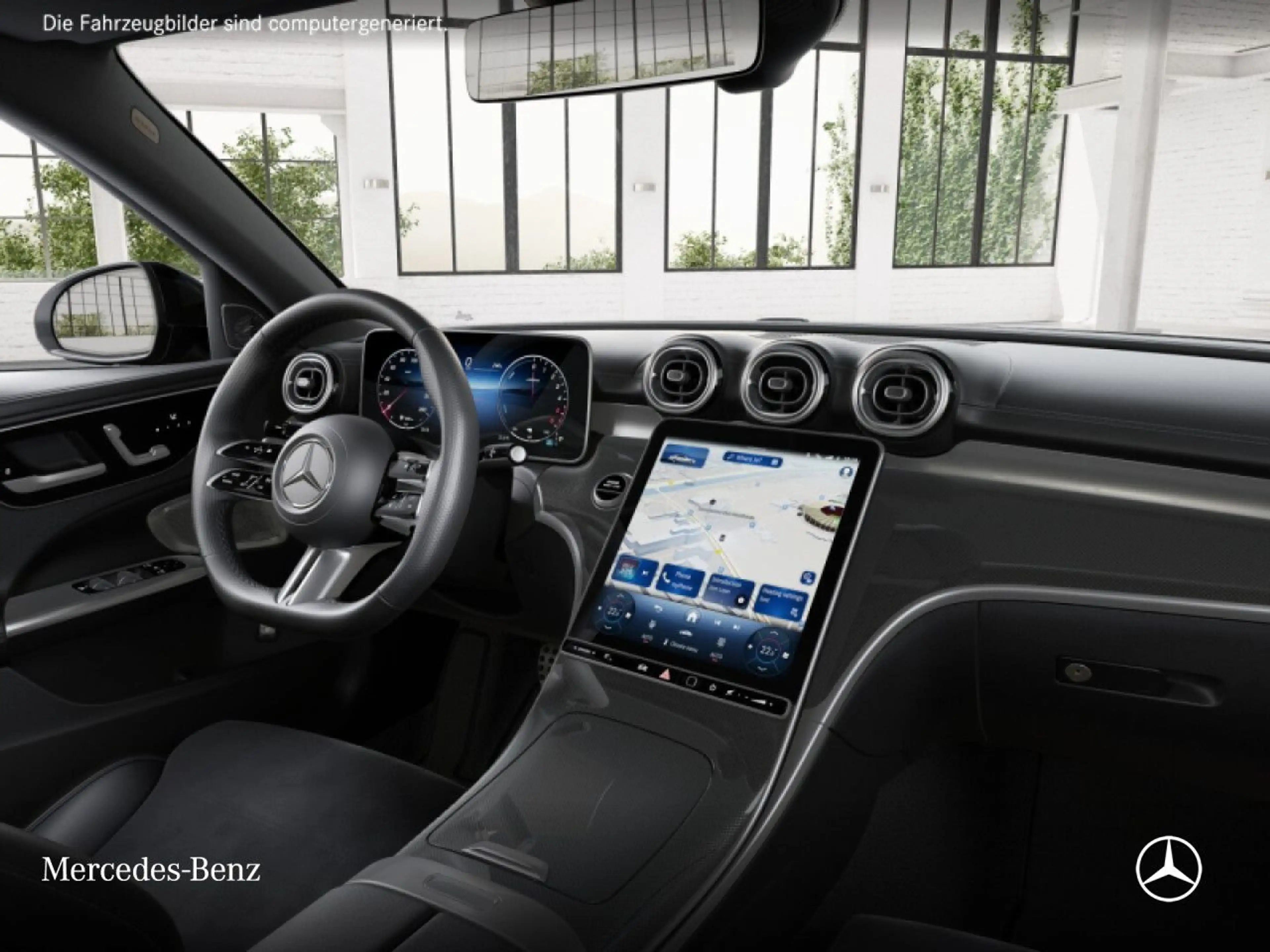 Mercedes-Benz C 300 de AMG+NIGHT+PANO+360+BURMESTER+TOTW+KEYLESS — photo 10