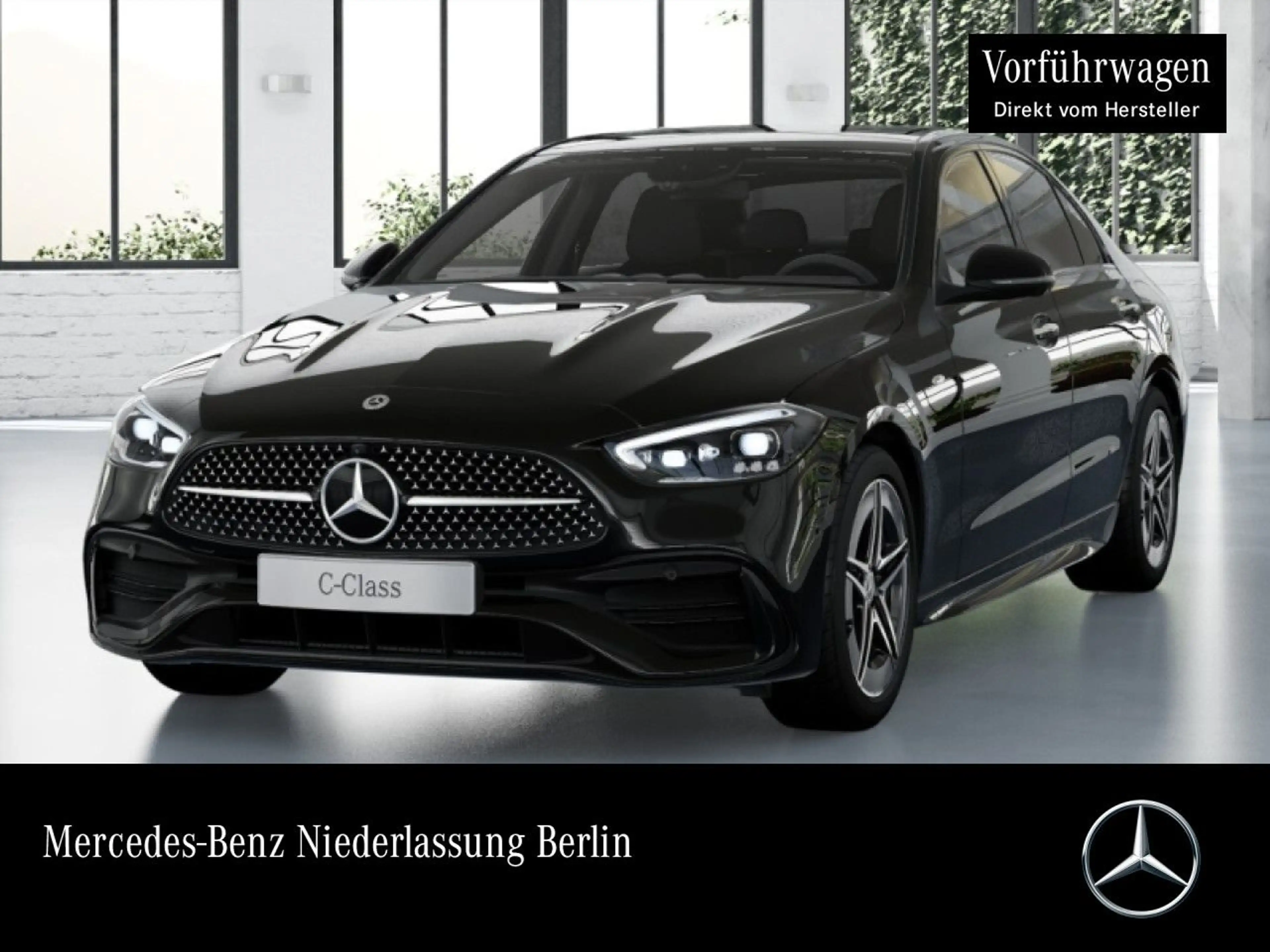 Mercedes-Benz C 300 de AMG+NIGHT+PANO+360+BURMESTER+TOTW+KEYLESS