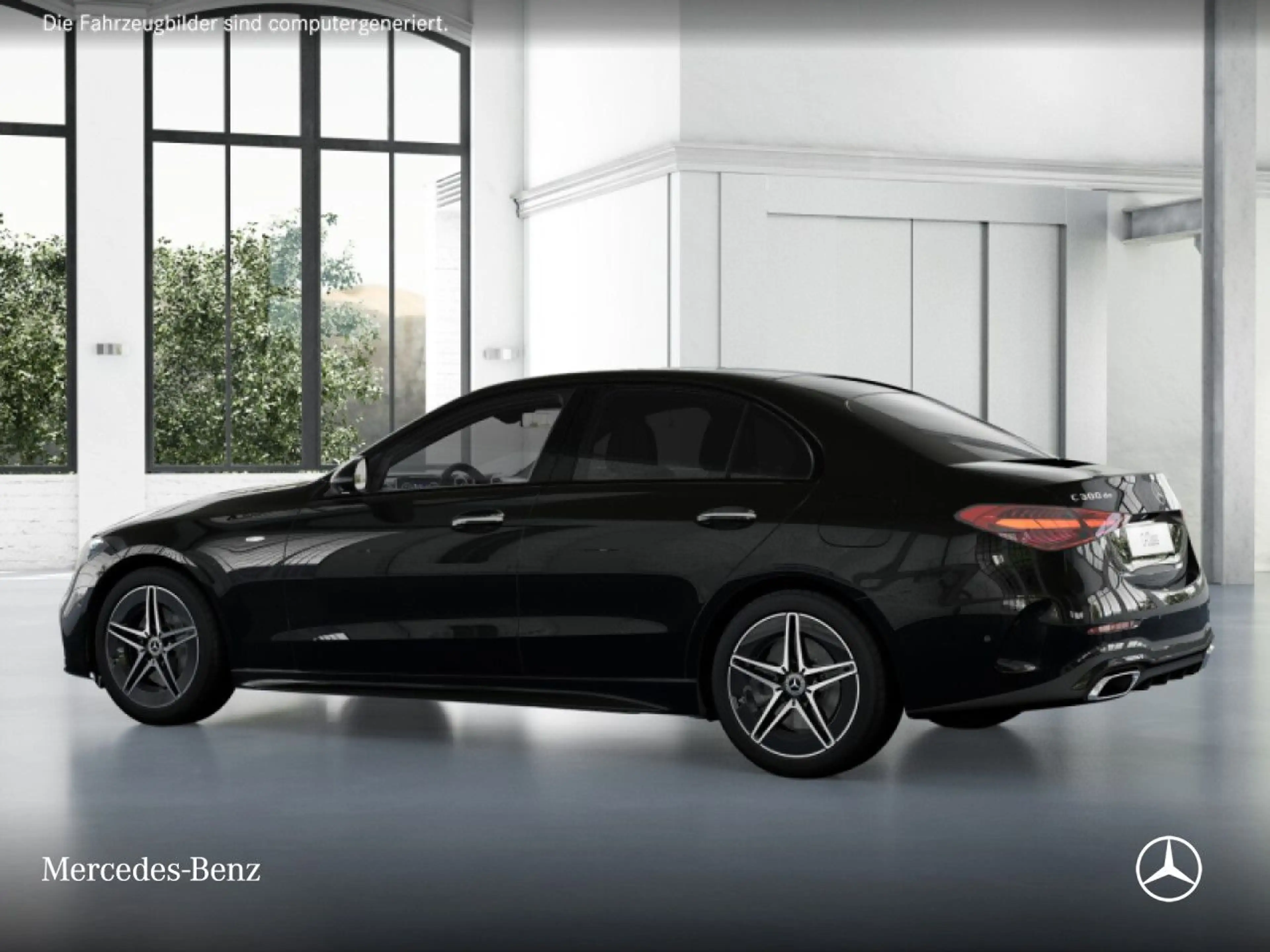 Mercedes-Benz C 300 de AMG+NIGHT+PANO+360+BURMESTER+TOTW+KEYLESS — photo 14