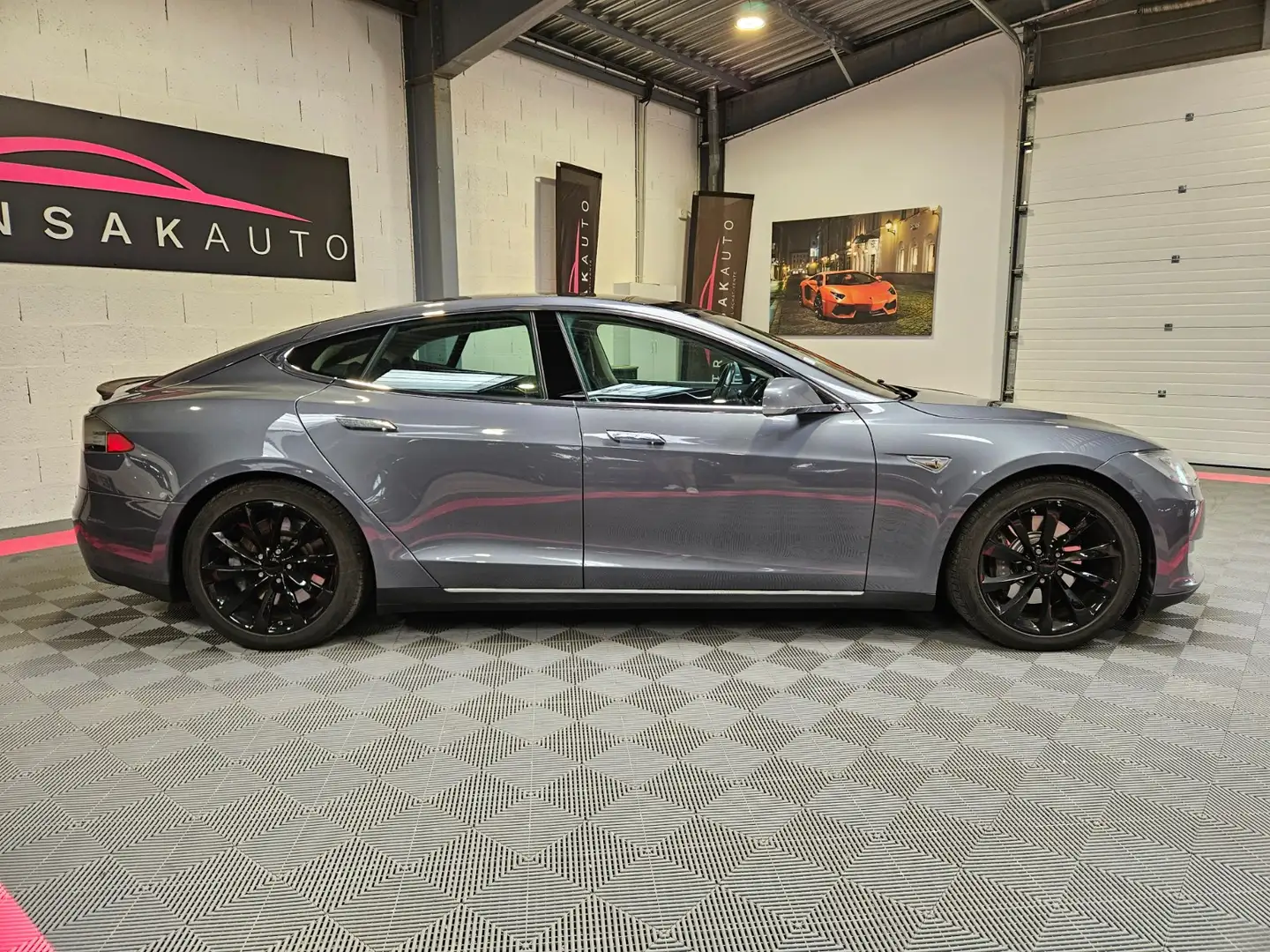 Tesla Model S Performance Gris - 2