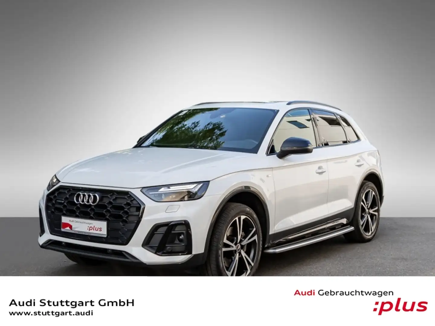Audi Q5 40 TDI quattro S line HeadUp virtCo Pano B&O Weiß - 1