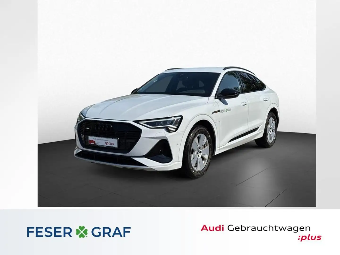 Audi e-tron Sportback S line qu. ACC+B&O+LED+KAMERA Blanco - 1