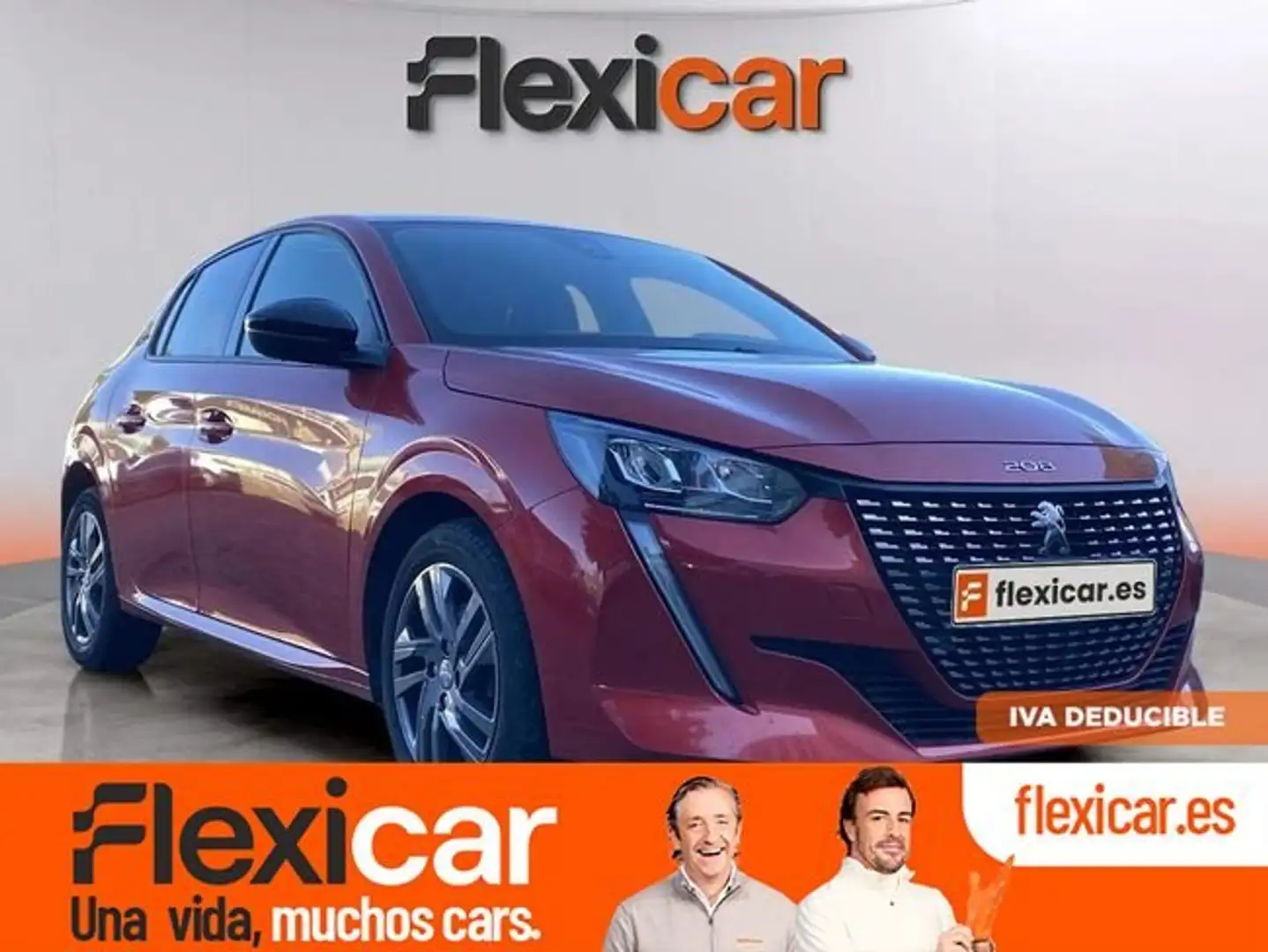 Peugeot 208 1.2 Puretech S&S Active Pack 100 Rouge - 1