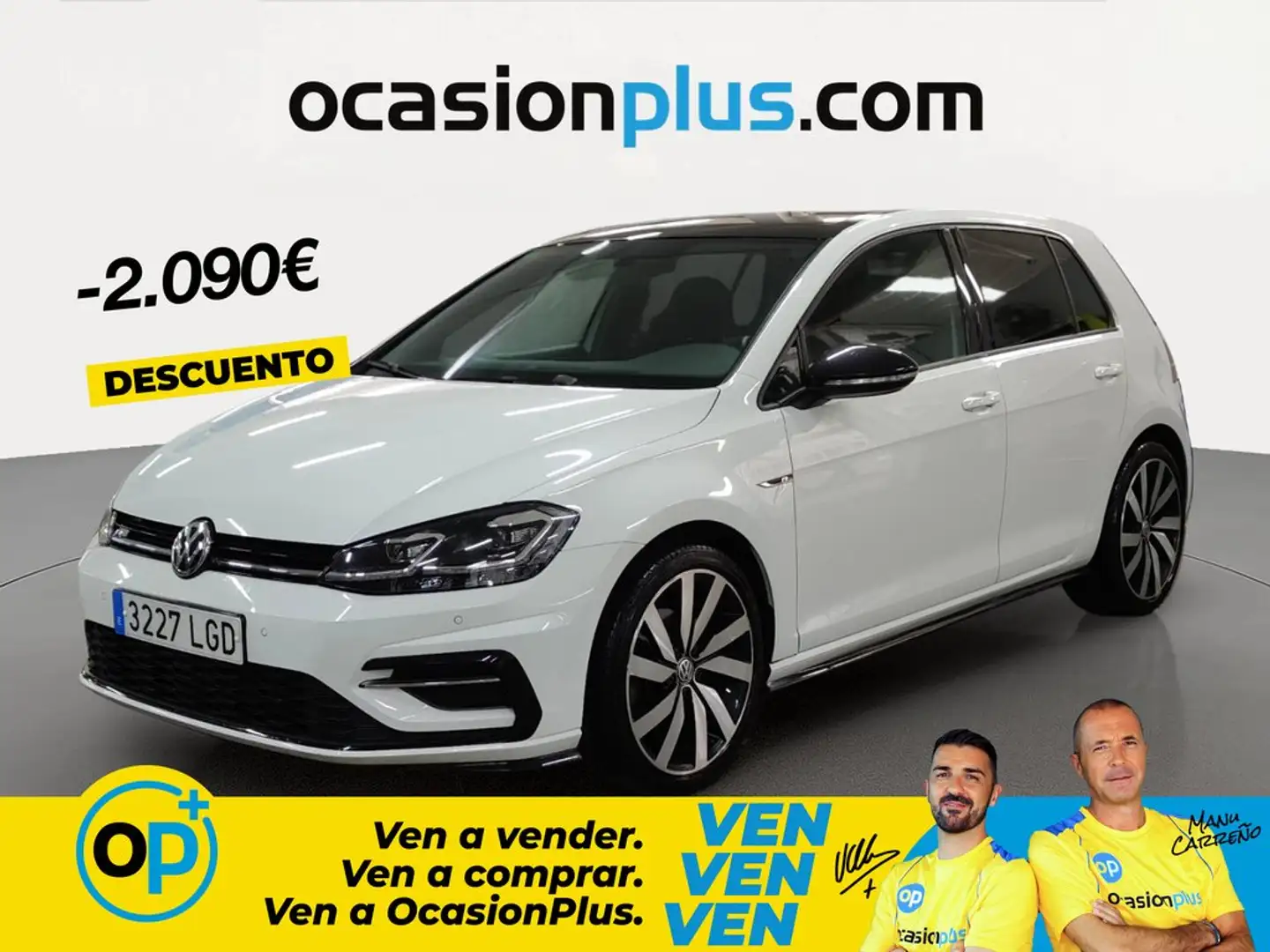 Volkswagen Golf 2.0TDI R-Line 110kW Blanco - 1