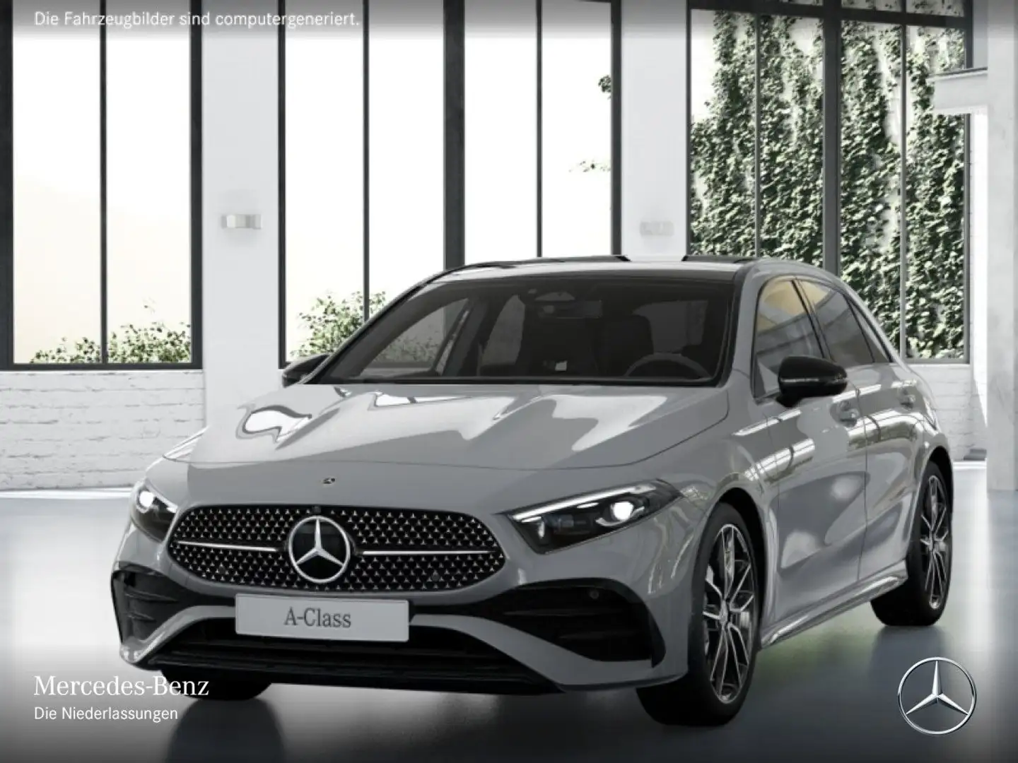 Mercedes-Benz A 200 AMG+NIGHT+PANO+360°+MULTIBEAM+TOTW+7G Grau - 2