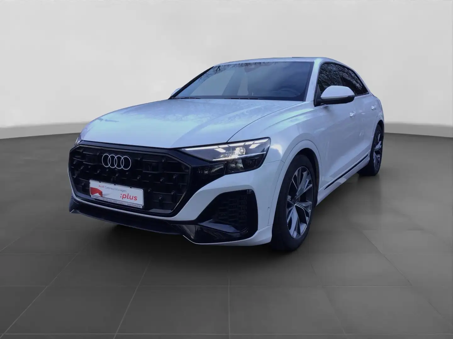Audi Q8 55 TFSIe Q S LINE PANO LEDER LM21 AHK Weiß - 2