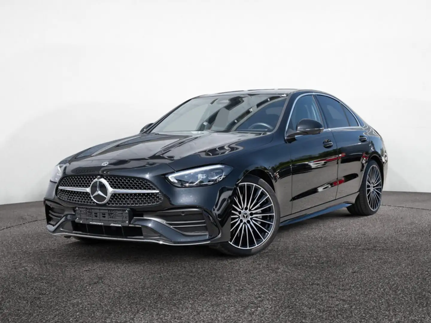 Mercedes-Benz C 220 d AMG-Sport/LED/360/Pano/AHK/Distr/Totw/19 Schwarz - 1