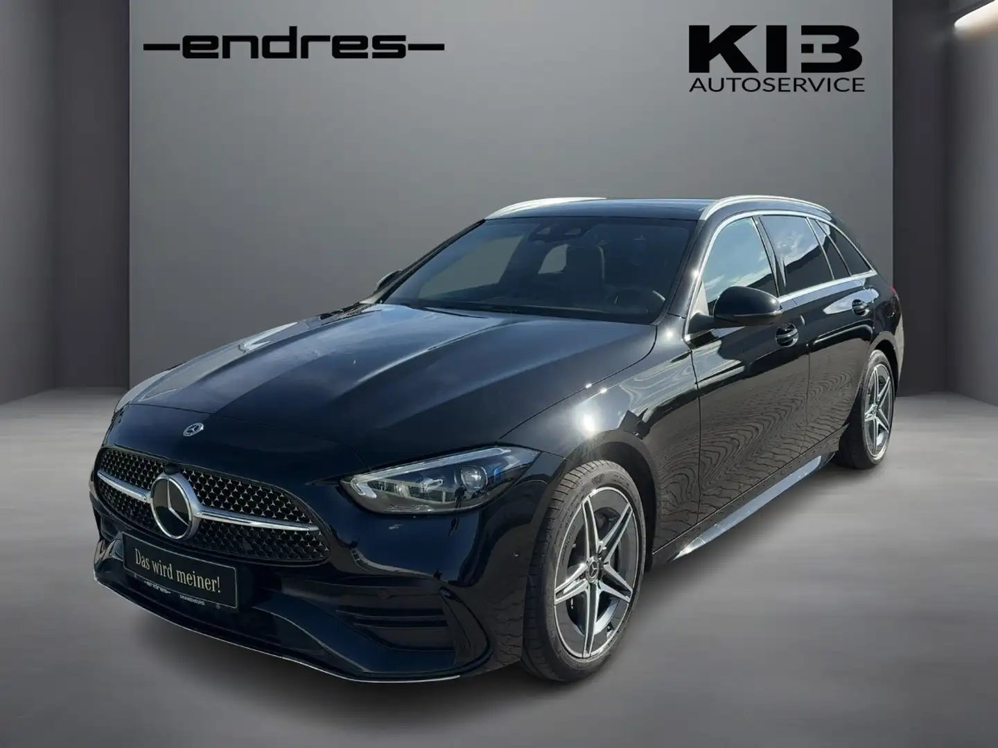 Mercedes-Benz C 300 T de 4Matic AMG Line Advanced +LED+Pano+ Schwarz - 1