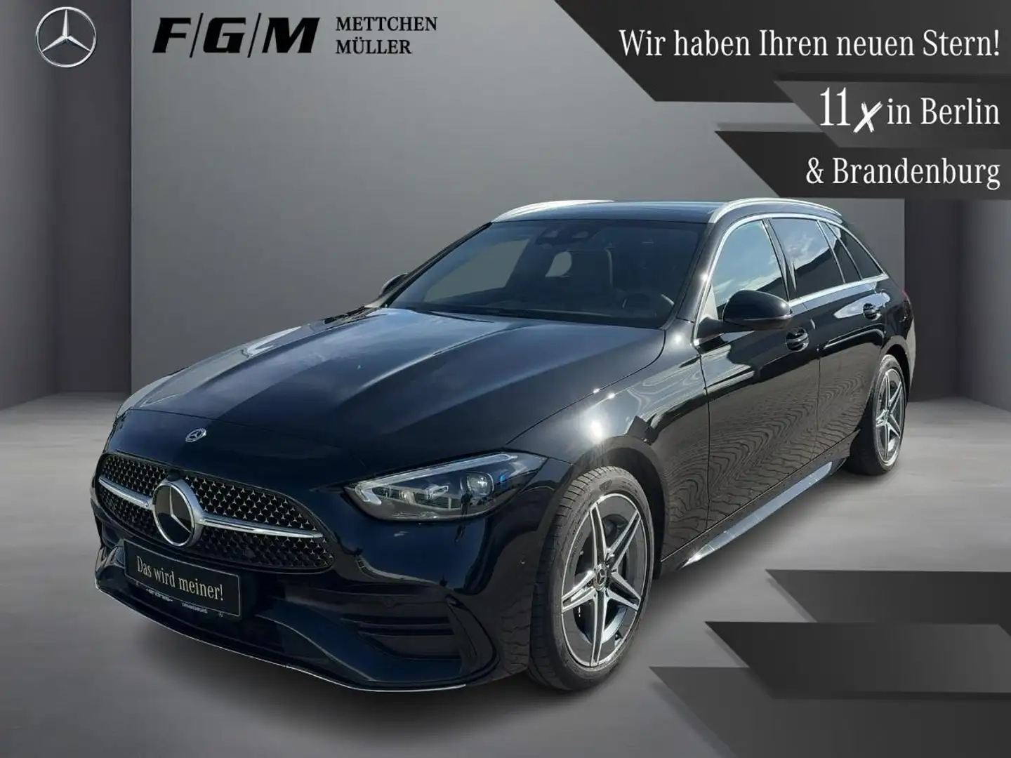 Mercedes-Benz C 300 T de 4M AMG Line Advanced DigiLight|S-Dach Schwarz - 1
