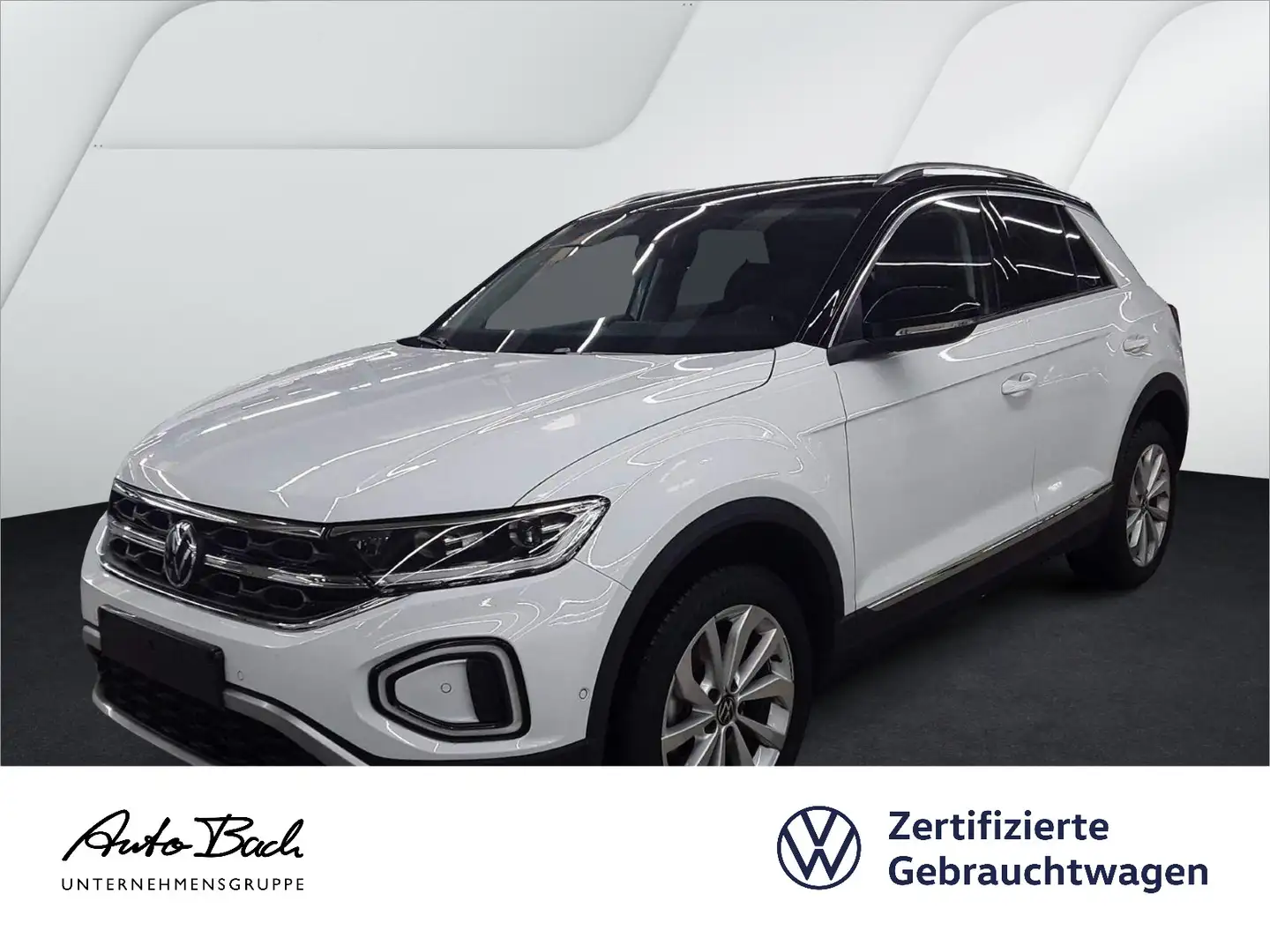 Volkswagen T-Roc 1.5 TSI DSG Style, Navi, LED, AHK, Park As Weiß - 1