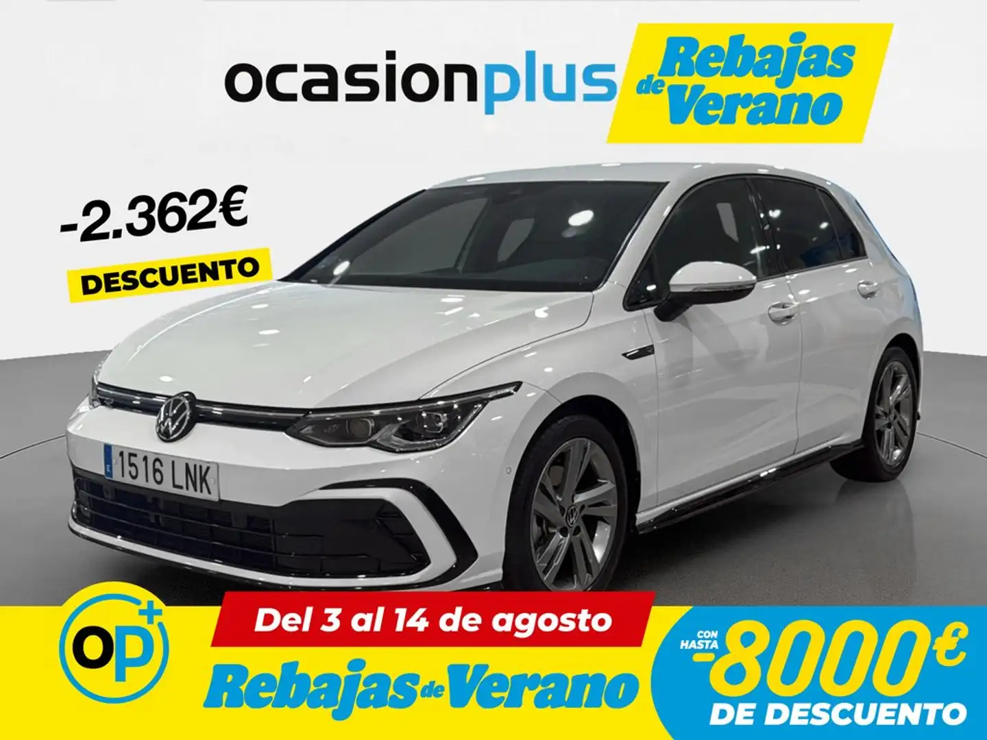 Volkswagen Golf 1.5 eTSI R-Line DSG 110kW Blanco - 1