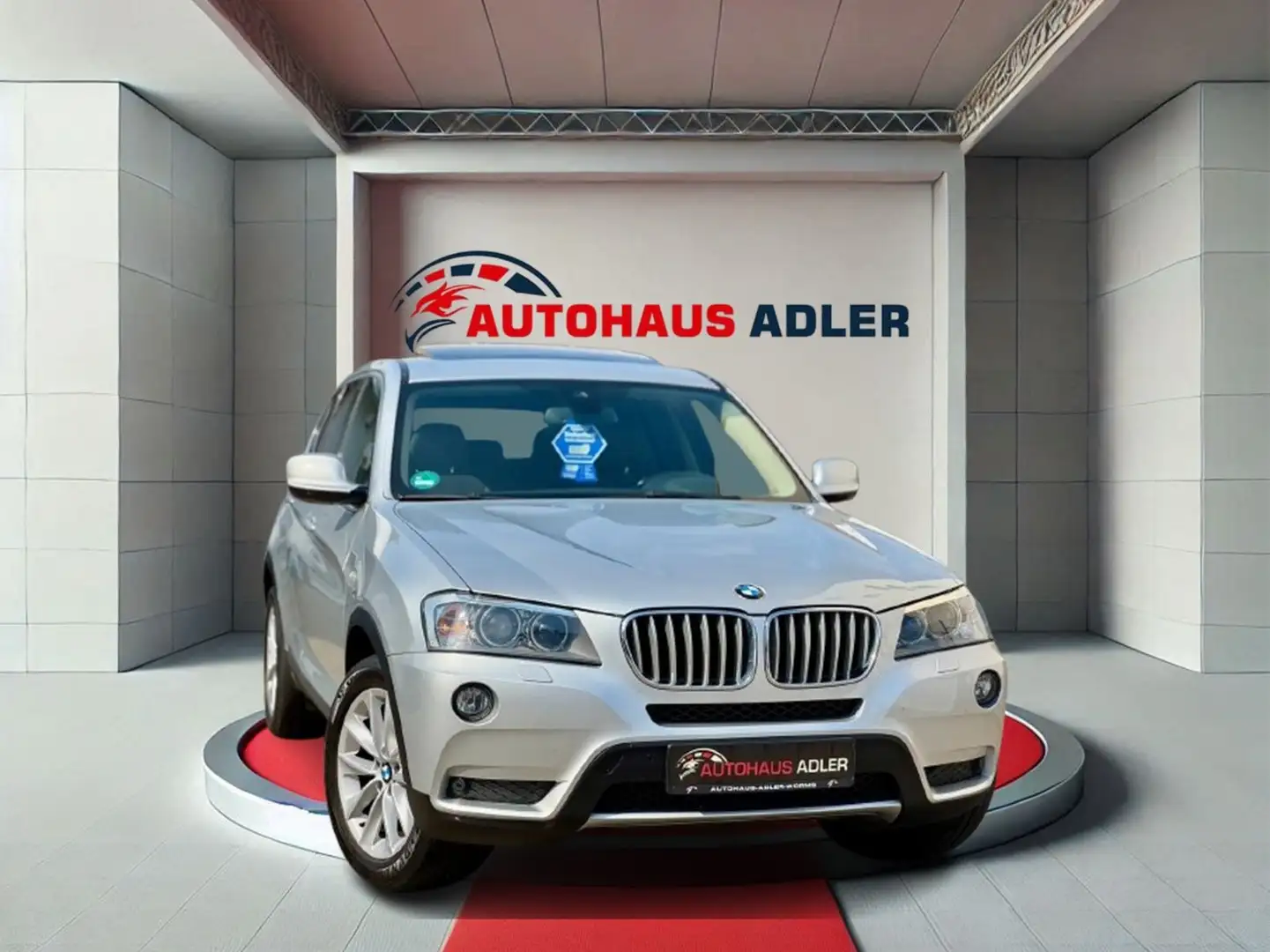 BMW X3 xDrive 30D*AUTOM*HUD*PANO*KAME*NAV*AHK*ACC*SH Argent - 1
