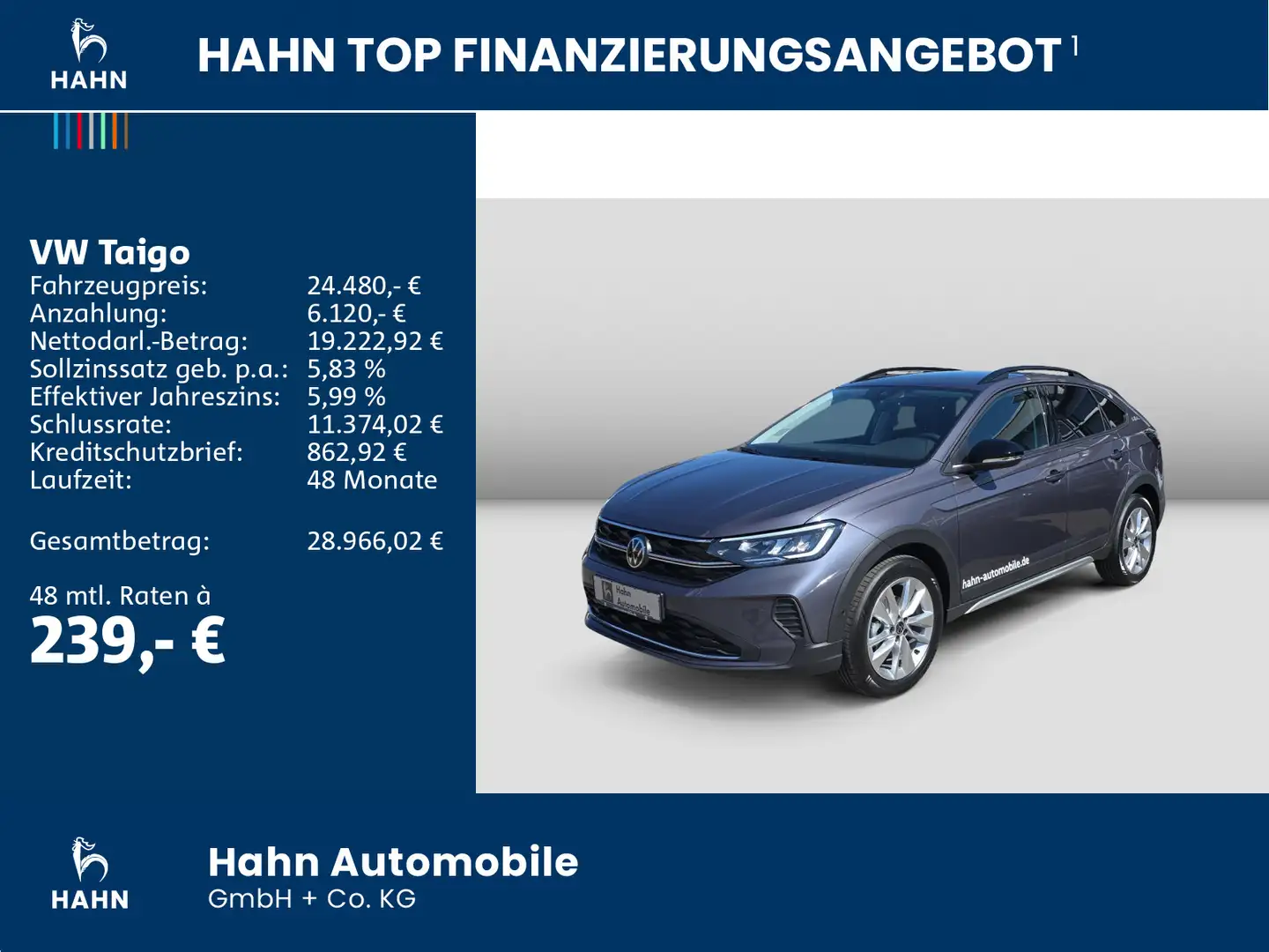 Volkswagen Taigo GOAL 1,0 l TSI 116 PS DSG Gris - 2