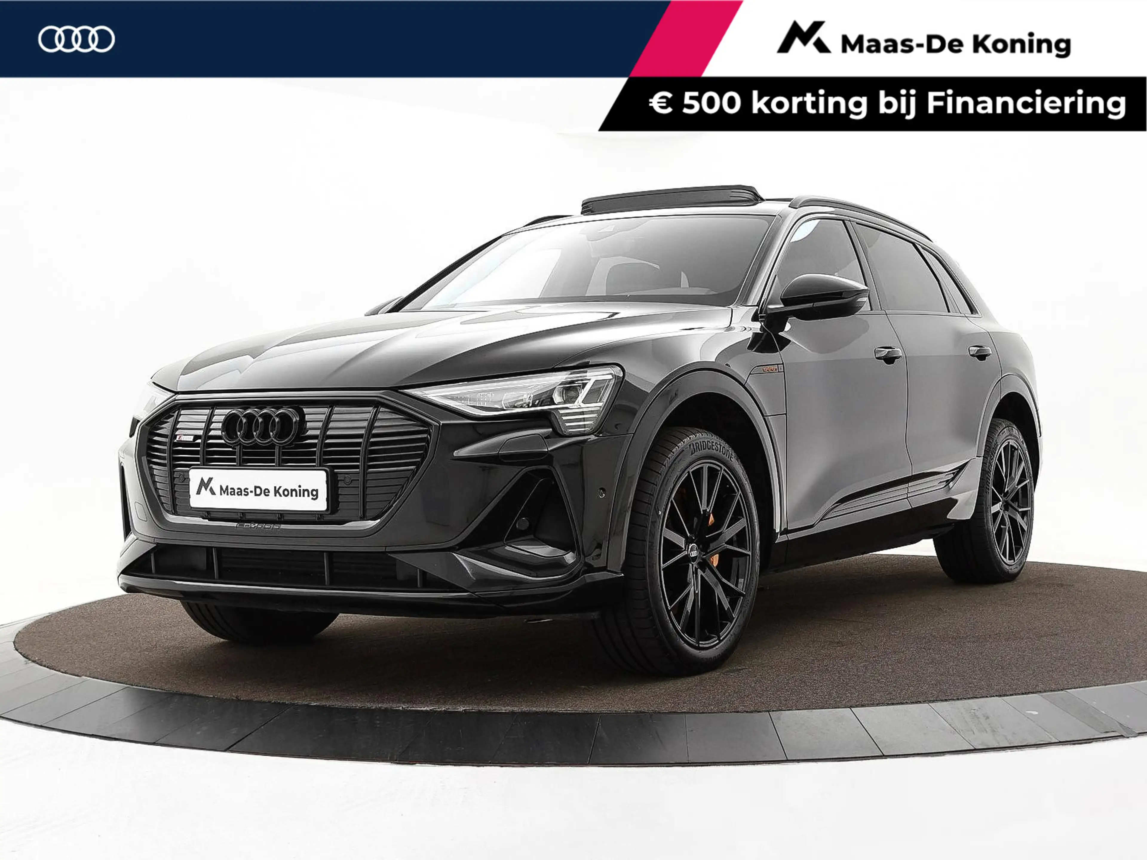 Audi e-tron 55 quattro S edition 95 kWh 408pk SOH 95,1 % · Pan