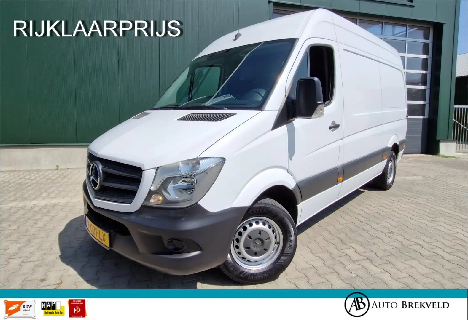 Mercedes-Benz Sprinter 216 2.2 CDI 366 163PK | Rijklaarprijs | Elektrisch Wit - 1