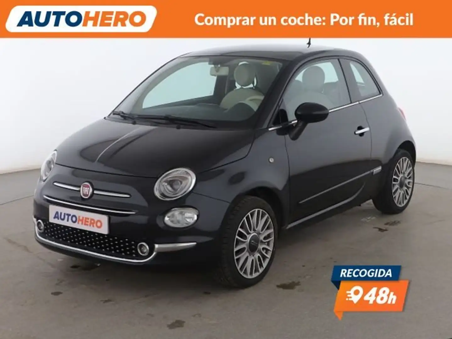 Fiat 500 1.2 Lounge Negro - 1