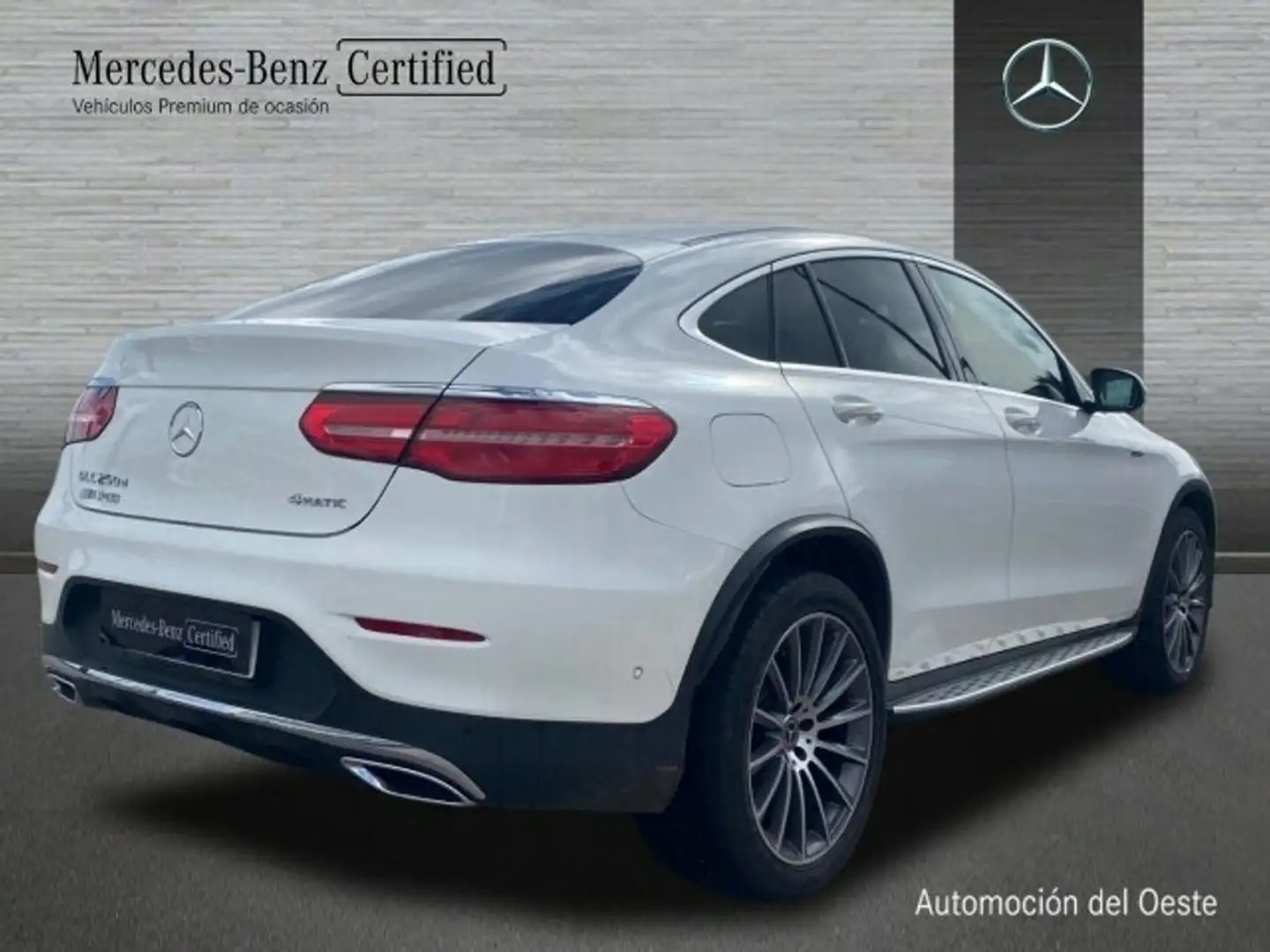 Mercedes-Benz GLC 220 250 d 4matic coupe amg line Wit - 2
