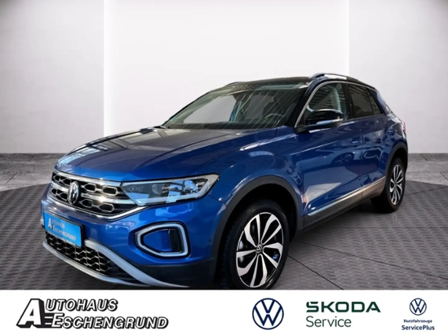 Volkswagen T-Roc 1.5 TSI DSG STYLE NAVI AHK SHZ LED Blau - 1