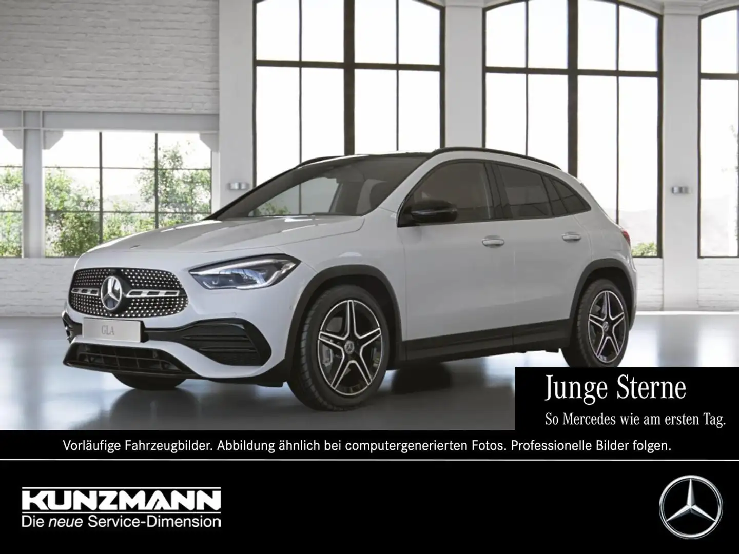 Mercedes-Benz GLA 250 4M AMG Night MBUX Navi Panorama Kamera Weiß - 1