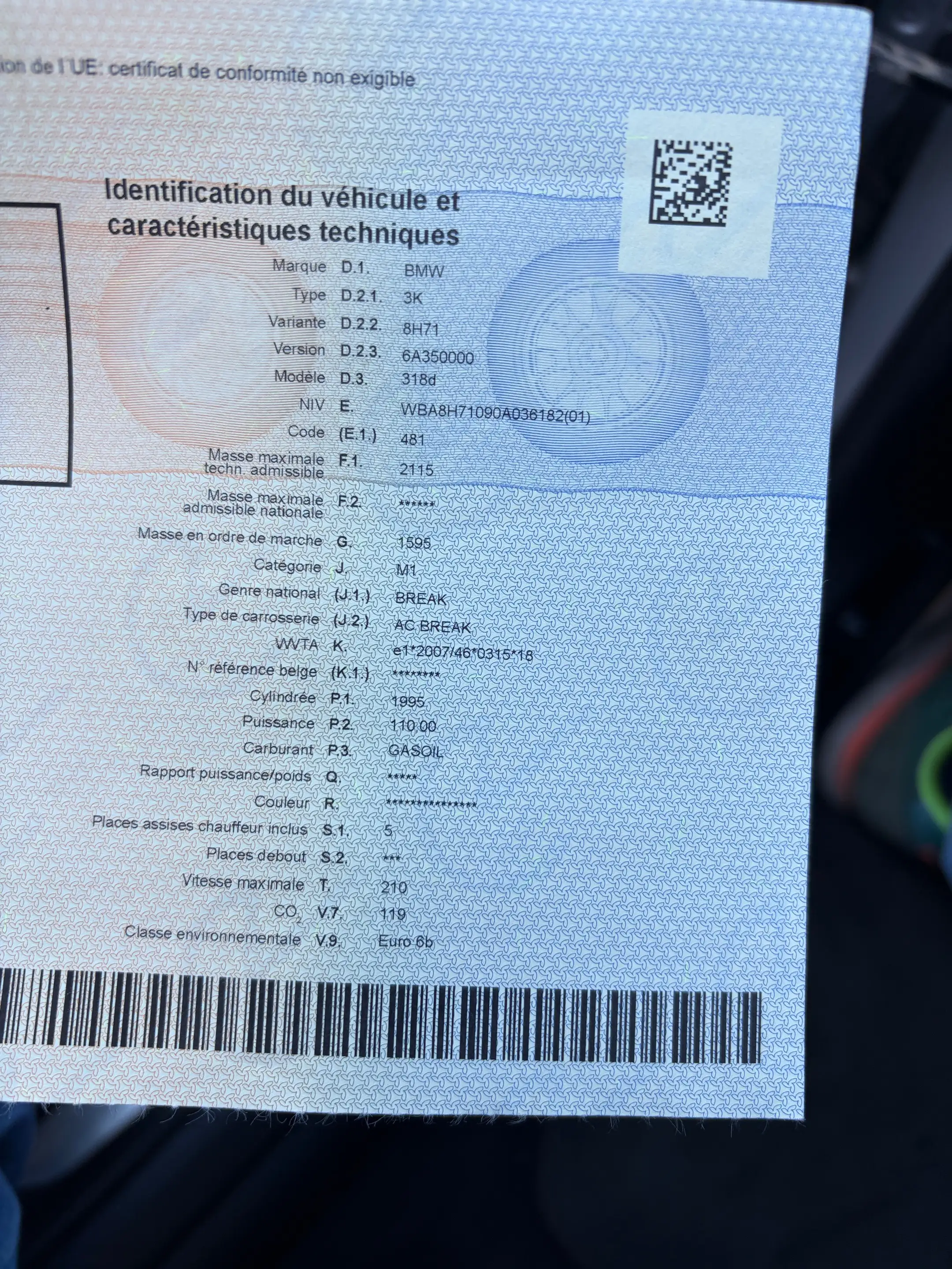 BMW 318 Touring 318 dA pack m — photo 13