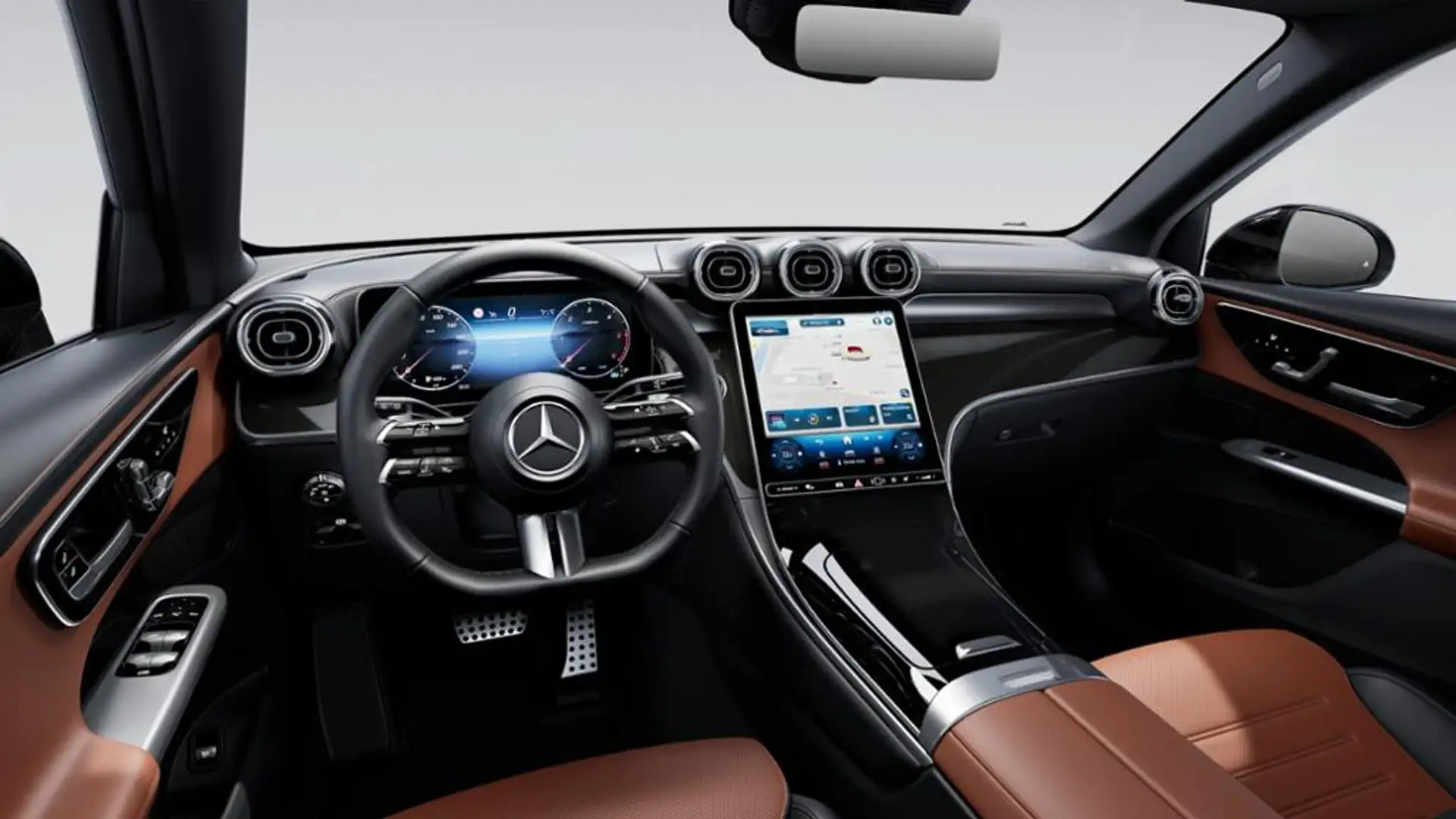 Mercedes-Benz GLC 300 d 4M AMG/Night/LED/AHK/Fahrass+/Memory Zwart - 2