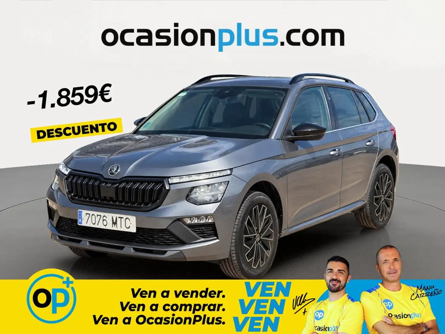 Skoda Kamiq 1.0 TSI Design DSG7 85kW Gris - 1