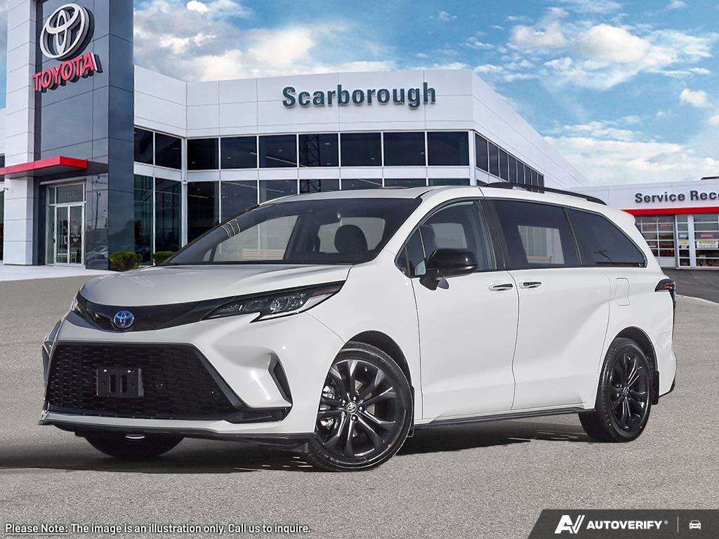 White 2026 Toyota Sienna Minivan  