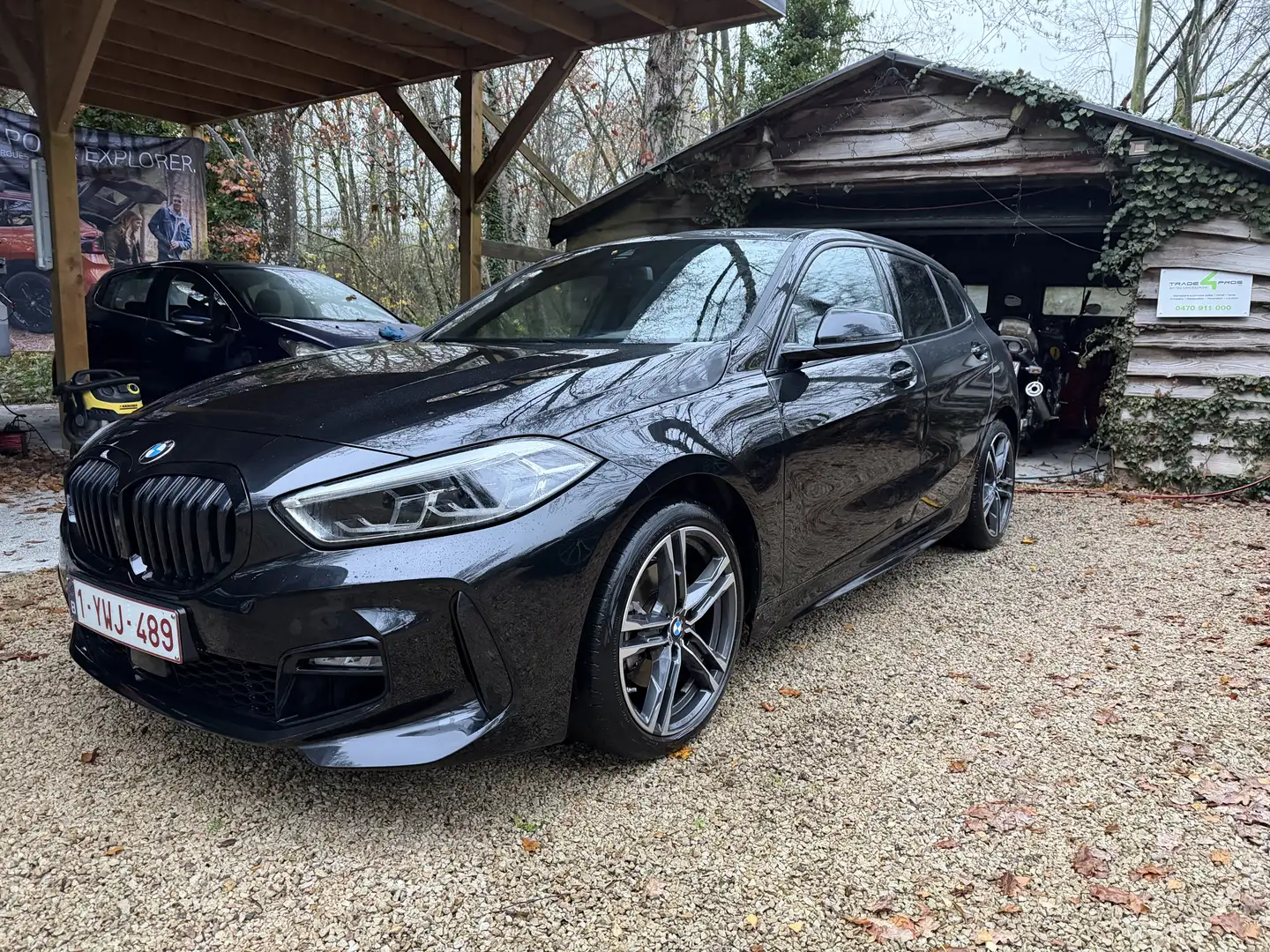 BMW 118 118iA Pack M Zwart - 1