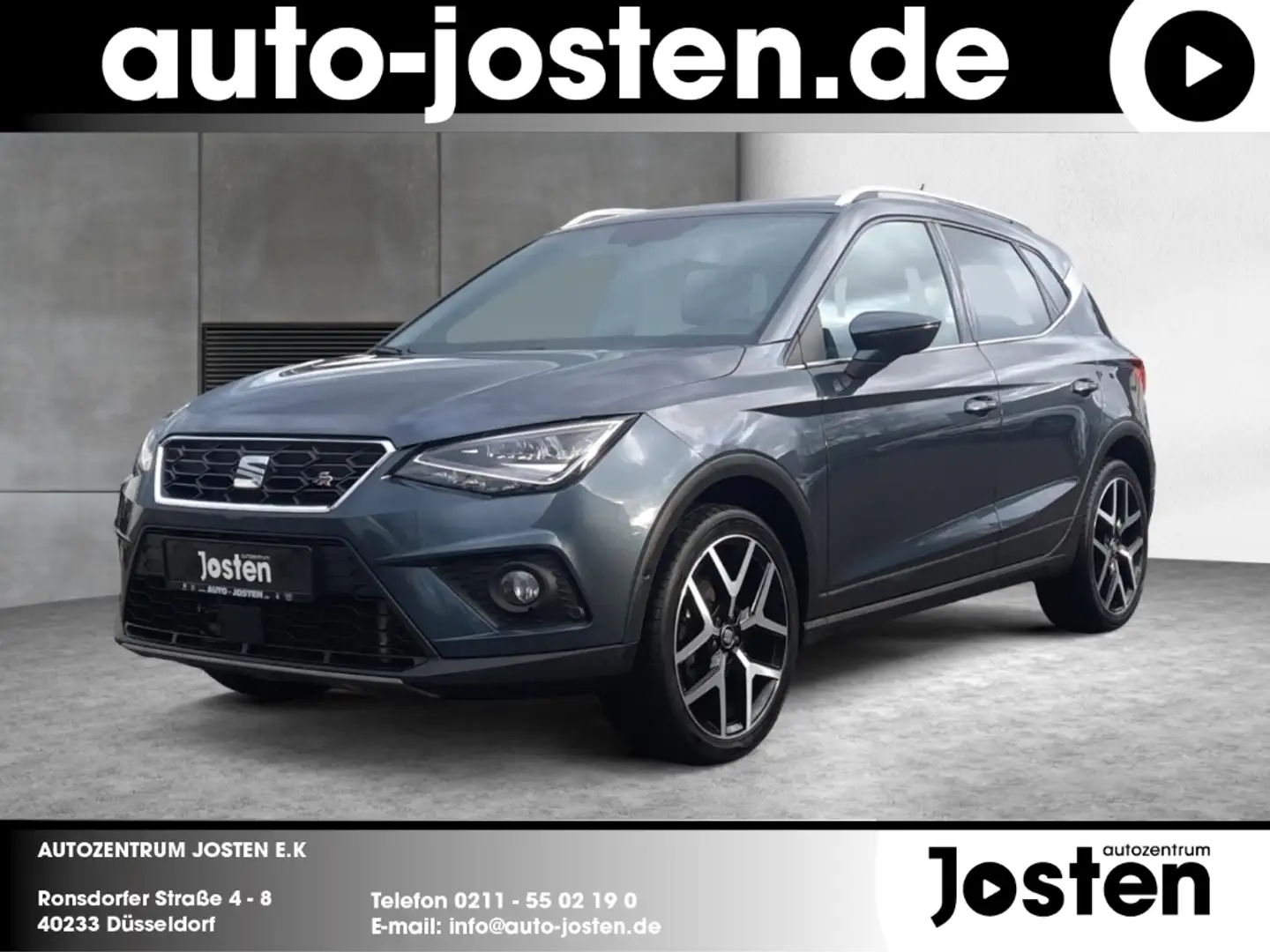 SEAT Arona FR 1.0 TGI LED CarPlay ACC Kessy SHZ DAB siva - 1