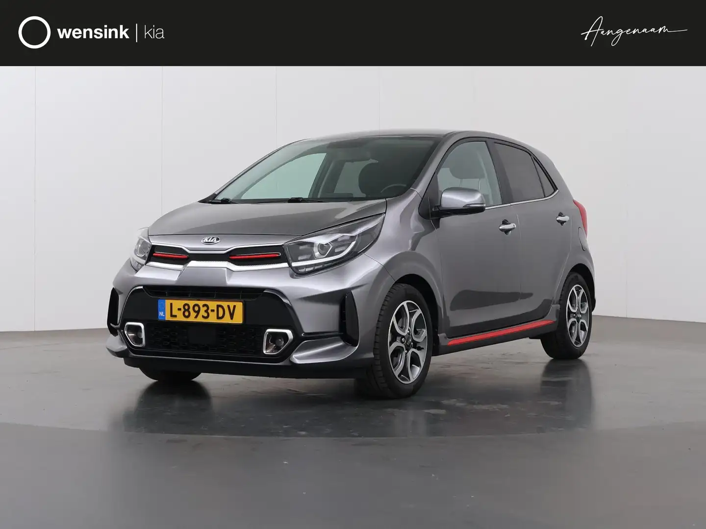 Kia Picanto 1.0 DPi GT-Line | Navigatie | Parkeercamera | Appl Grau - 1
