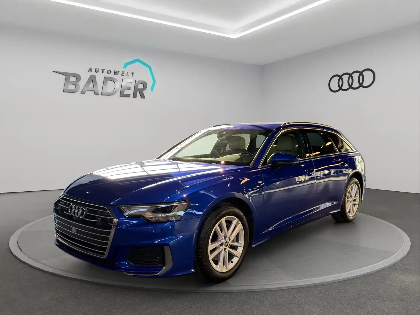 Audi A6 Avant 45 qu. STDHZ LED AHK 45 TFSI quattro sport Blau - 1