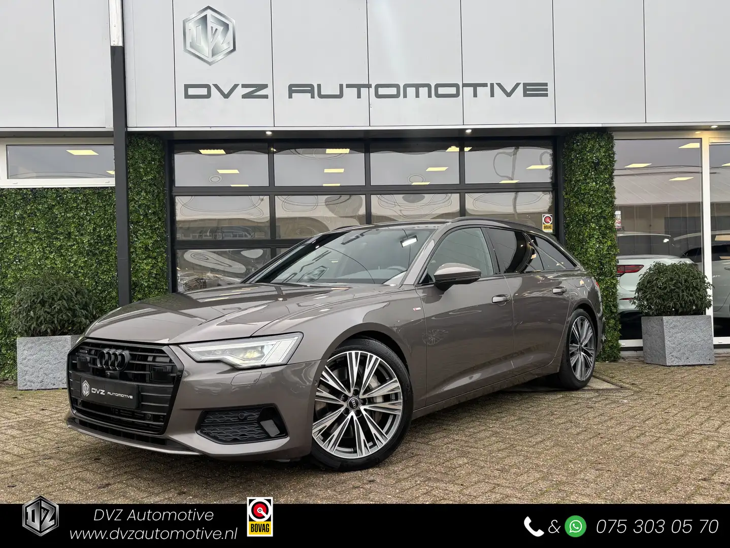 Audi A6 Avant 50 TFSIe 299PK quattro | S-Line | ACC | 360 Gris - 1