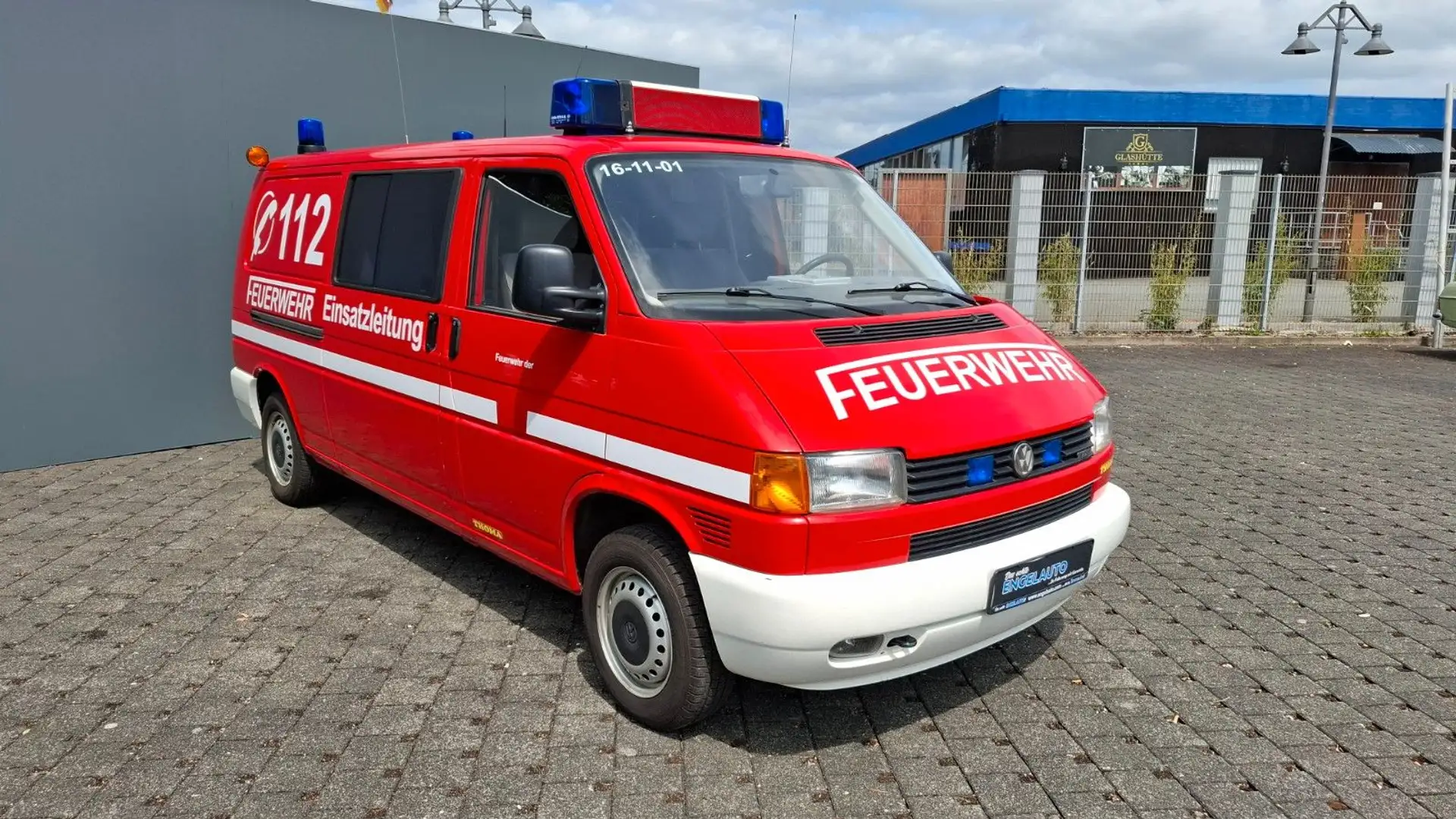 Volkswagen T4 Kombi Feuerwehr AD 83.750 km Rouge - 1
