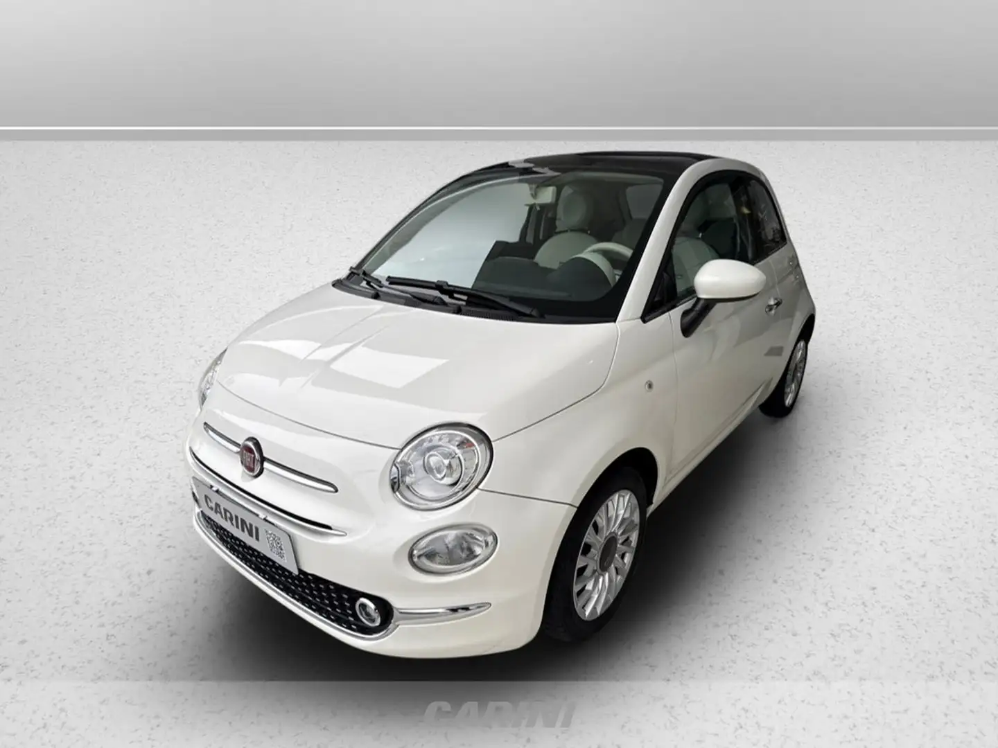 Fiat 500 1.3 mjt lounge 95cv Weiß - 1