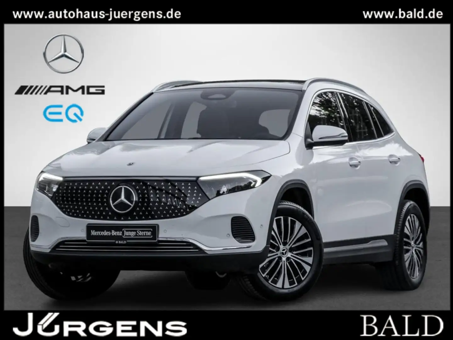 Mercedes-Benz EQA 350 4M Electr-Art/Pano/LED/Cam/Totw/Ambi/18" Blanc - 1