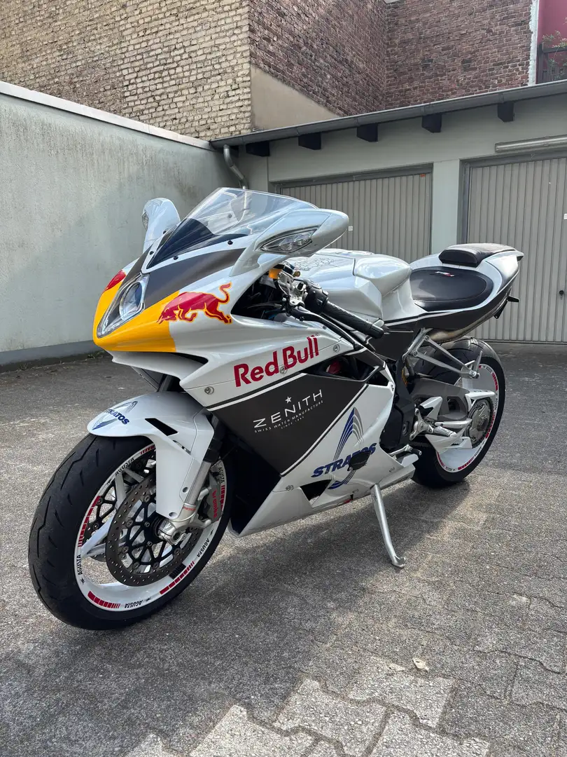 MV Agusta F4 1000 F4 1000r Blanc - 1