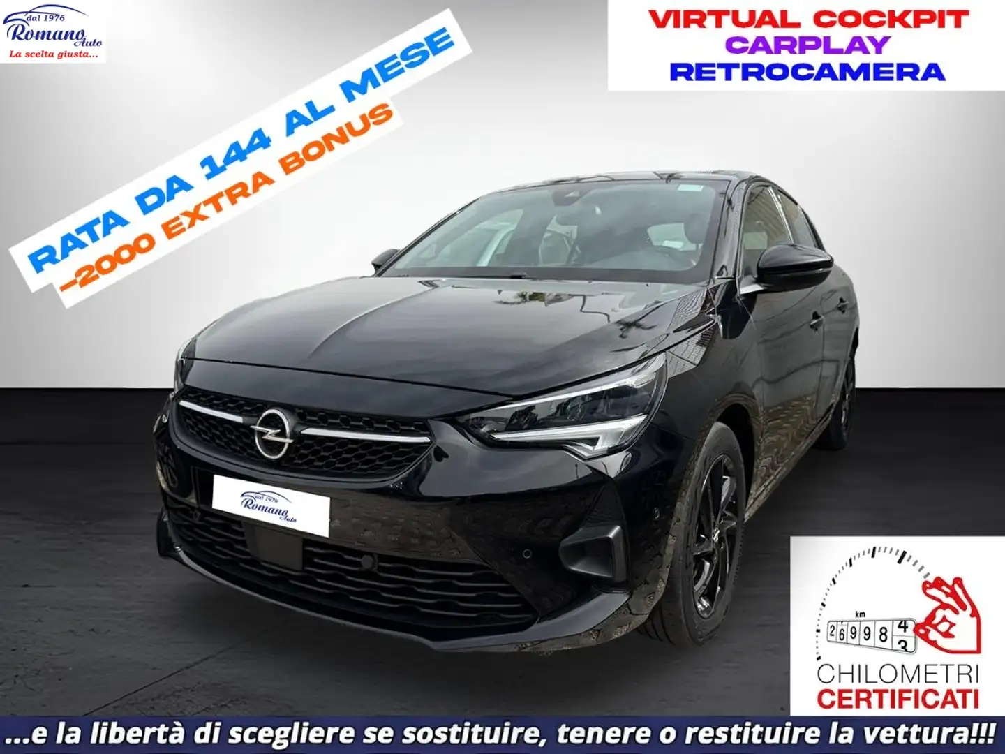 Opel Corsa 1.2 100 CV GS Line Nero - 1