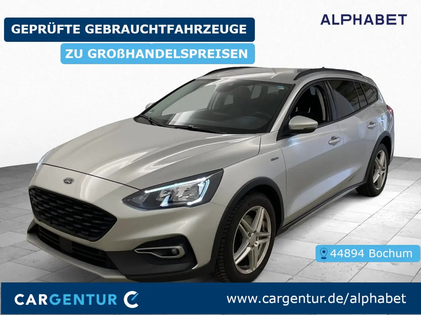 Ford Focus 1.5 EcoBlue Active AHK SpoSi BLIS Silber - 1