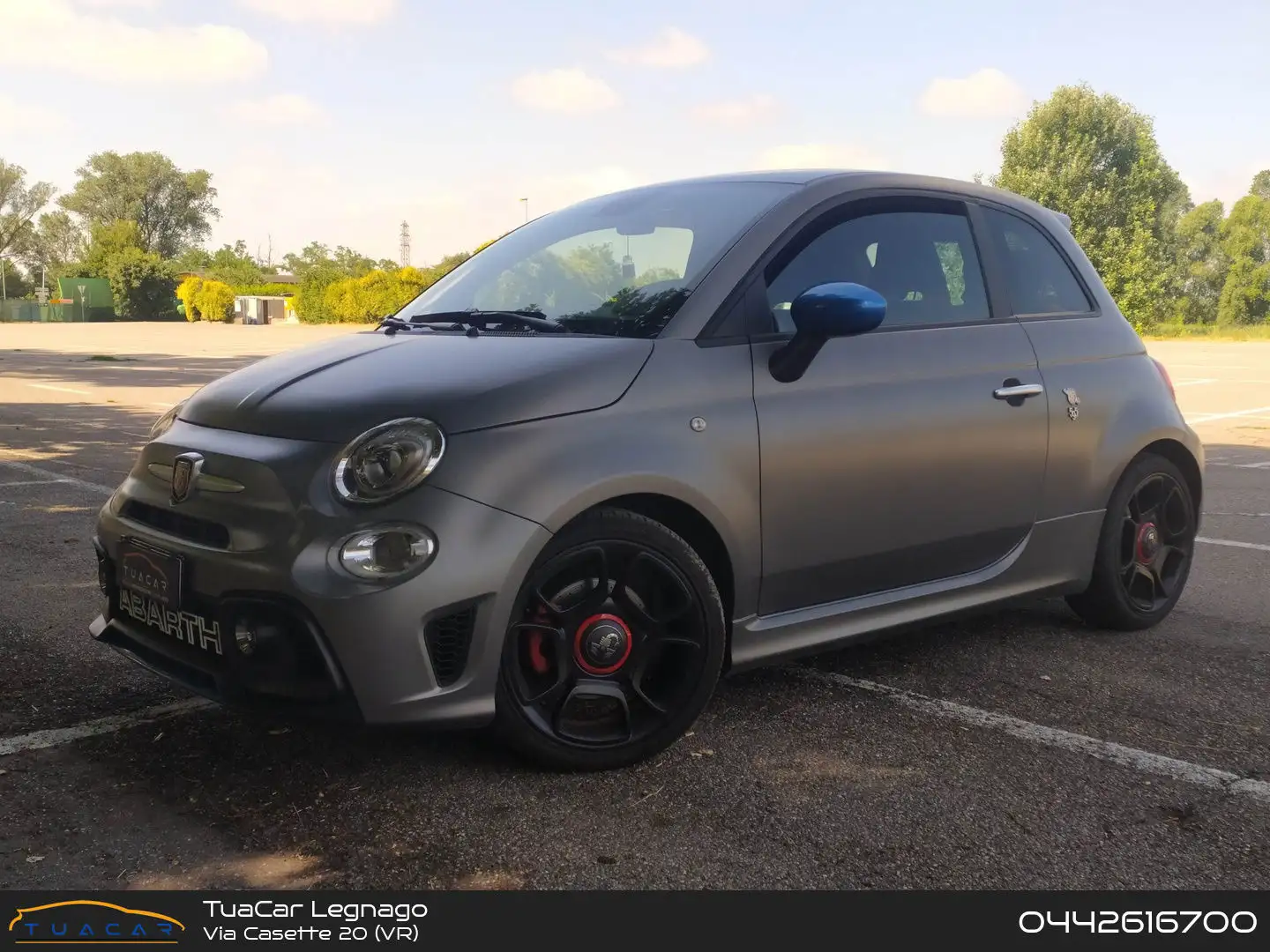 Abarth 595 Turismo 1.4 T-Jet Gris - 1