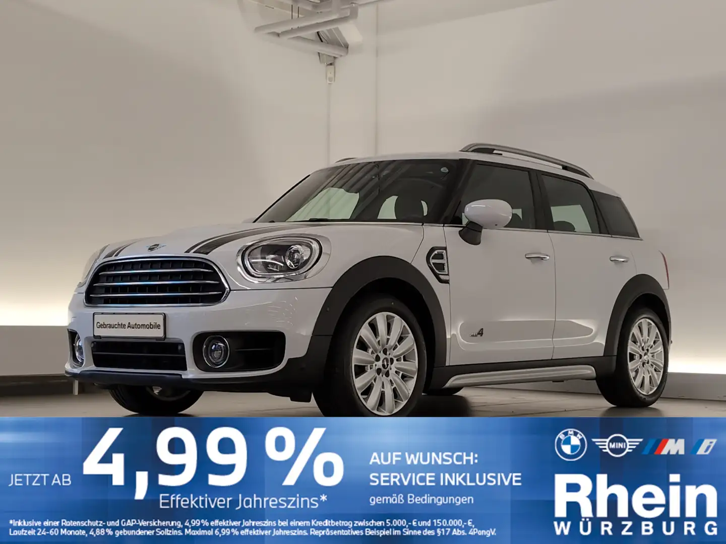 MINI COOPER_COUNTRYMAN Pano/PDC/SHZ LED/PDC/Panorama Weiß - 1