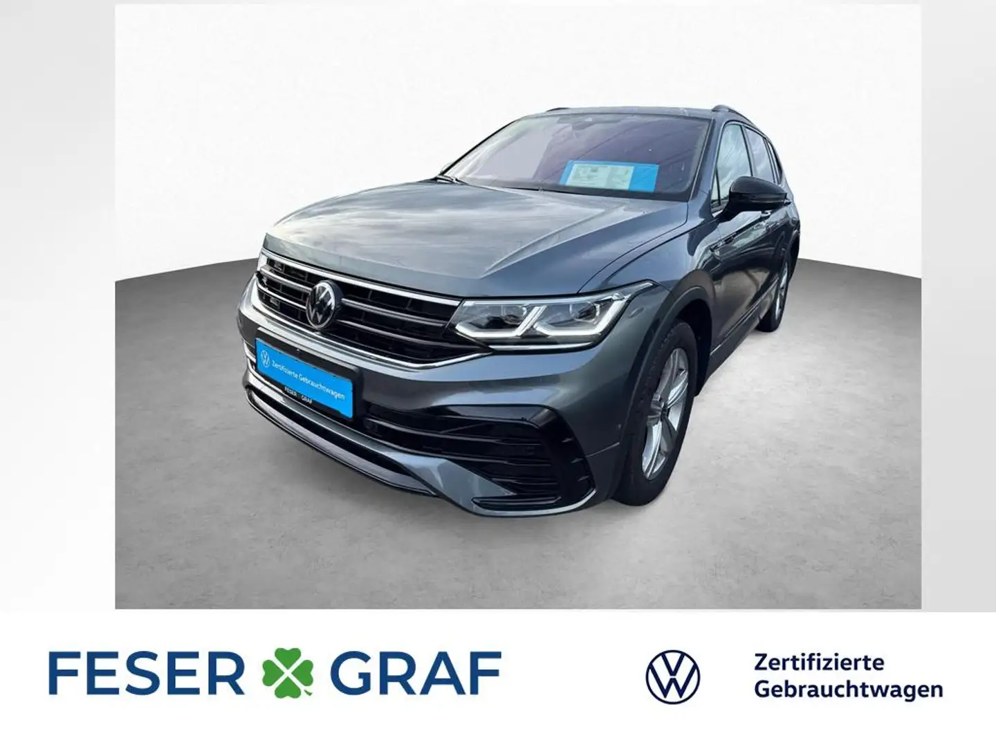 Volkswagen Tiguan Allspace 2.0 TDI DSG R-LINE PANO AHK NAVI Grau - 1
