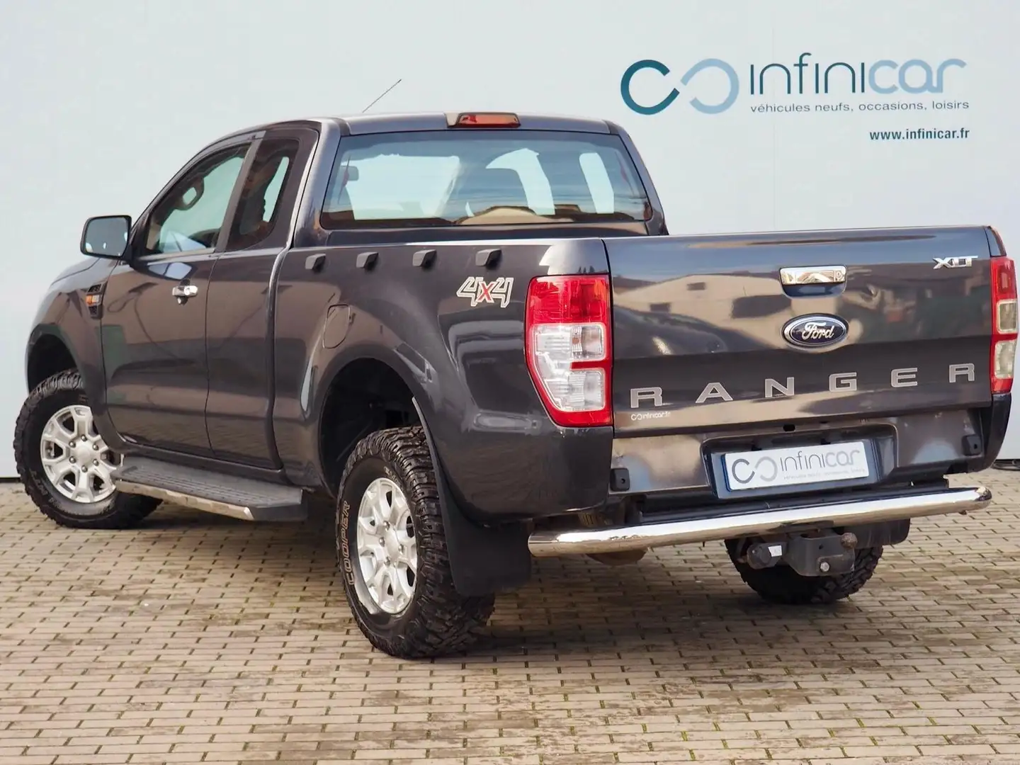 Ford Ranger Super Cabine 2.2 TDCi 160 XLT Sport + Attelage Gris - 2