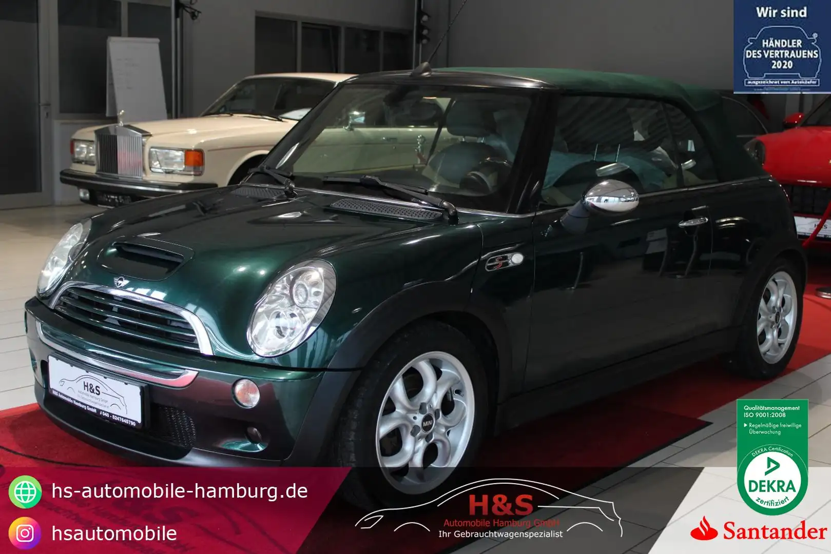 MINI Cooper S Cabrio Cooper S Cabrio *TÜV-NEU/H&K/SITZHEIZ* Grün - 1