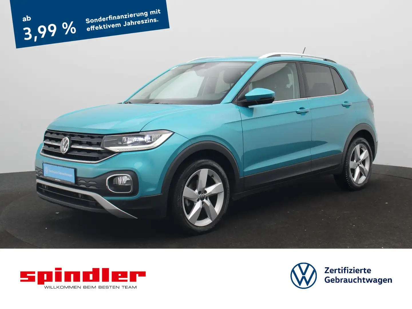 Volkswagen T-Cross Style 1.0 TSI DSG / Navi, Bluetooth, LED Blau - 1